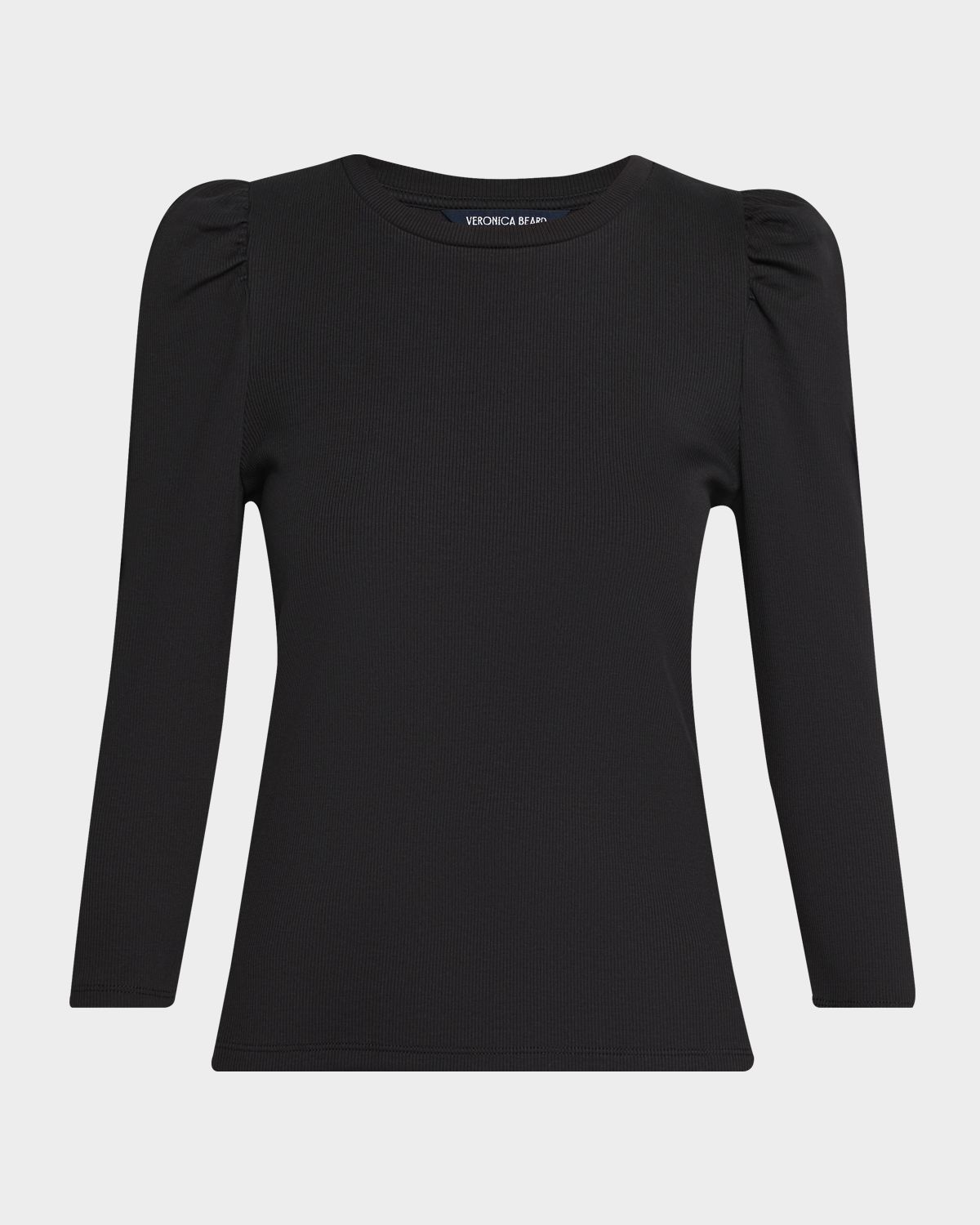 Veronica Beard Britney Puff-Sleeve Cotton Top | Thumbnail 6