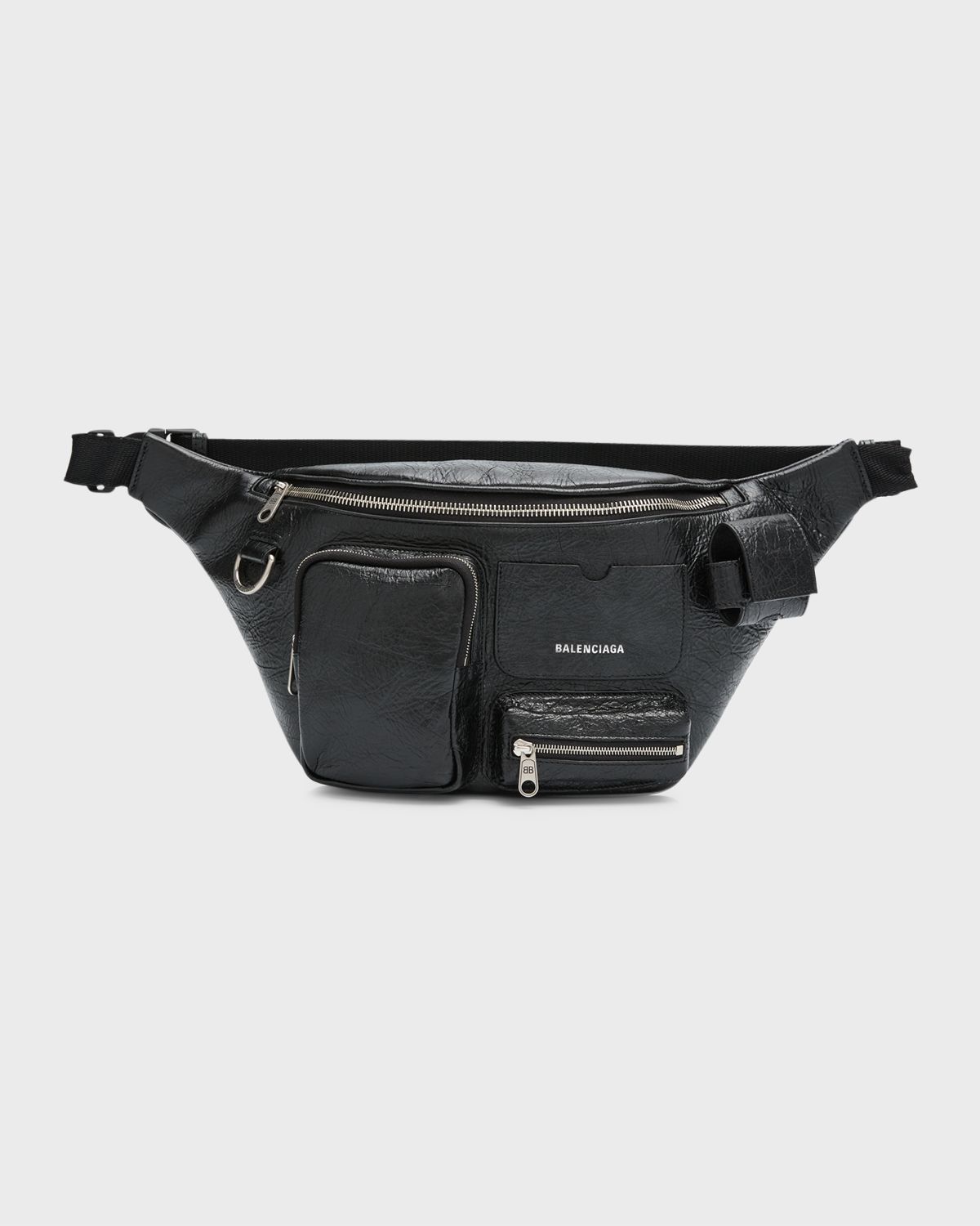 Balenciaga Men 's Superbusy Leather Belt Bag