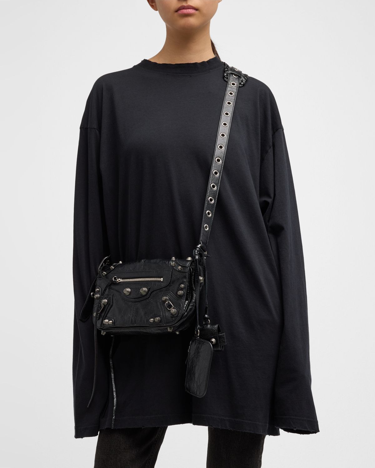 Balenciaga Men 's Le Cagole Men XS Flap Bag