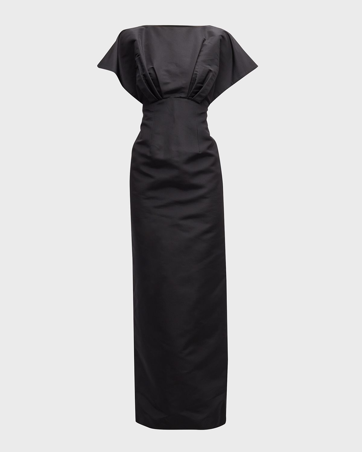 Carolina Herrera Silk Column Gown with Fan Bodice | Thumbnail 9 Carolina Herrera Silk Column Gown with Fan Bodice | Thumbnail 9