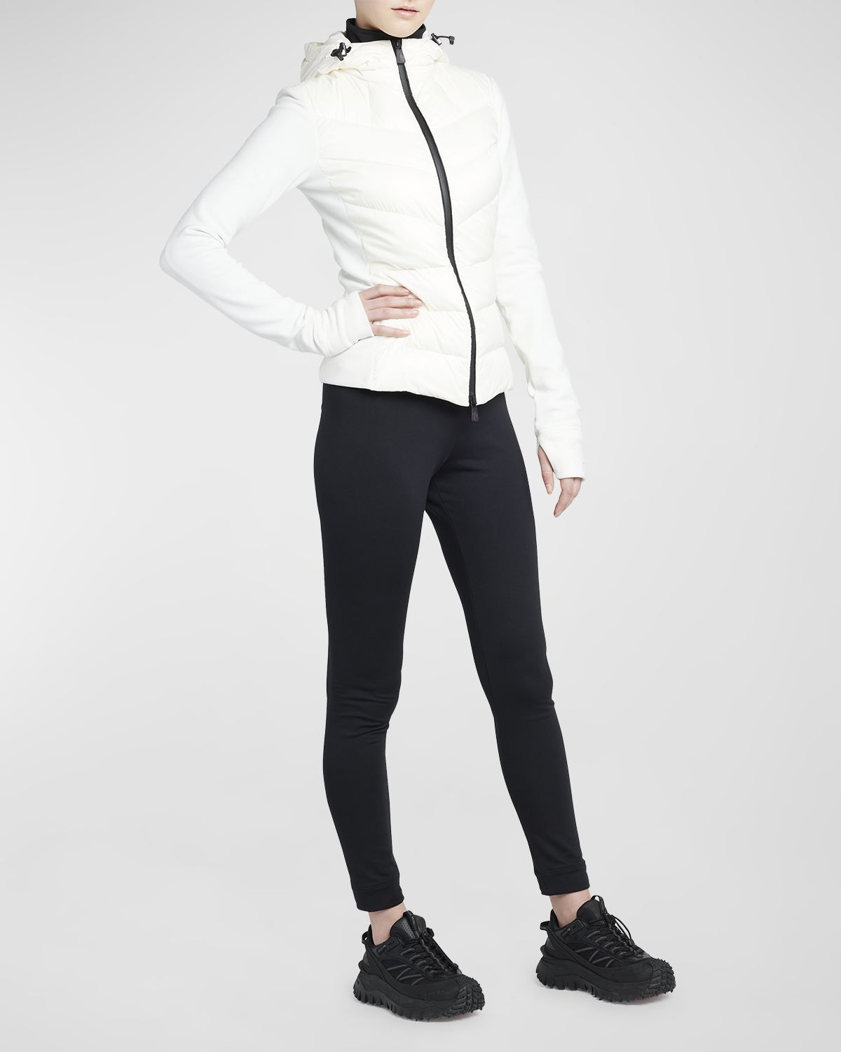 Moncler Grenoble Puffer Zip-Up Cardigan