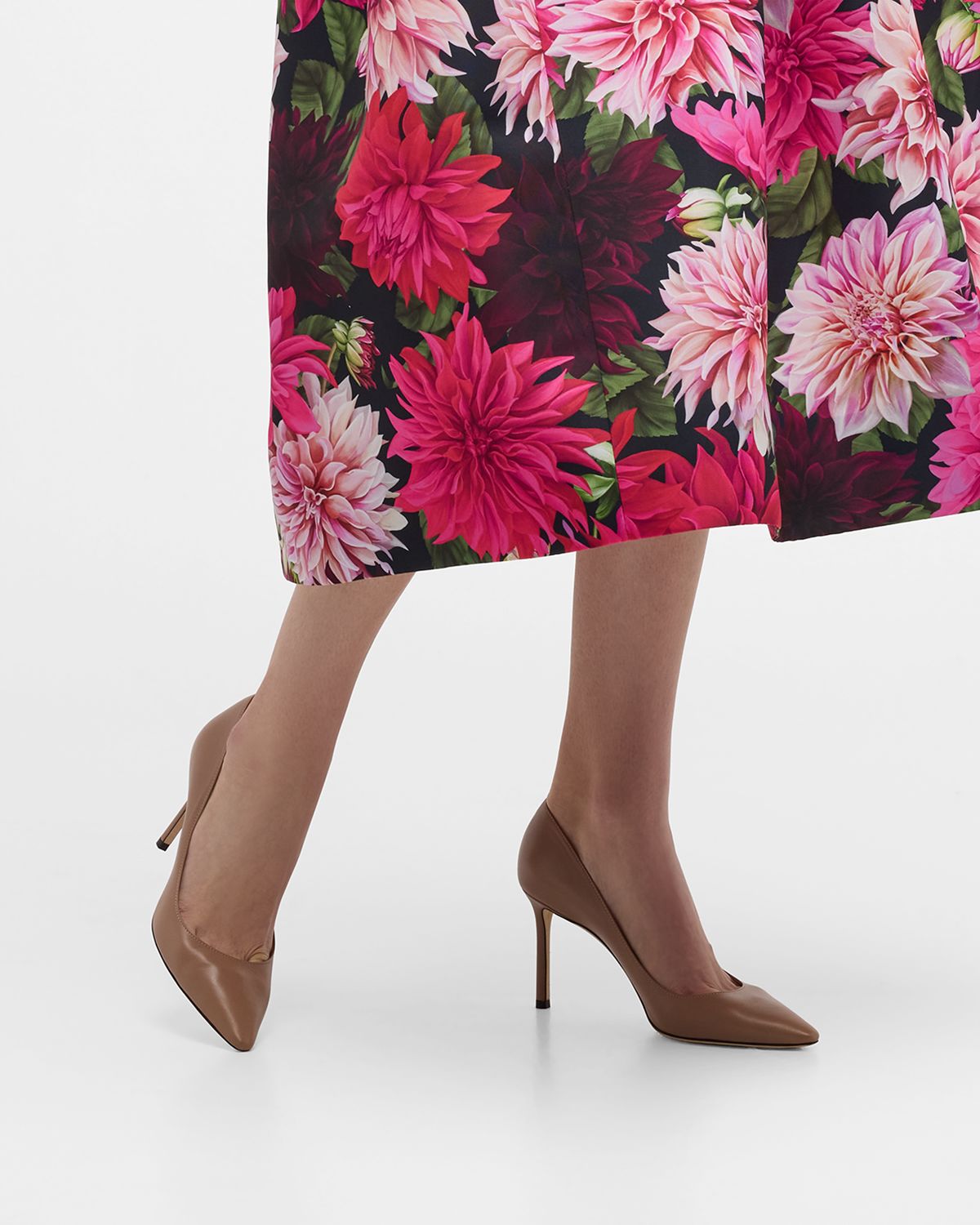 Jimmy Choo Romy Leather Stiletto Pumps