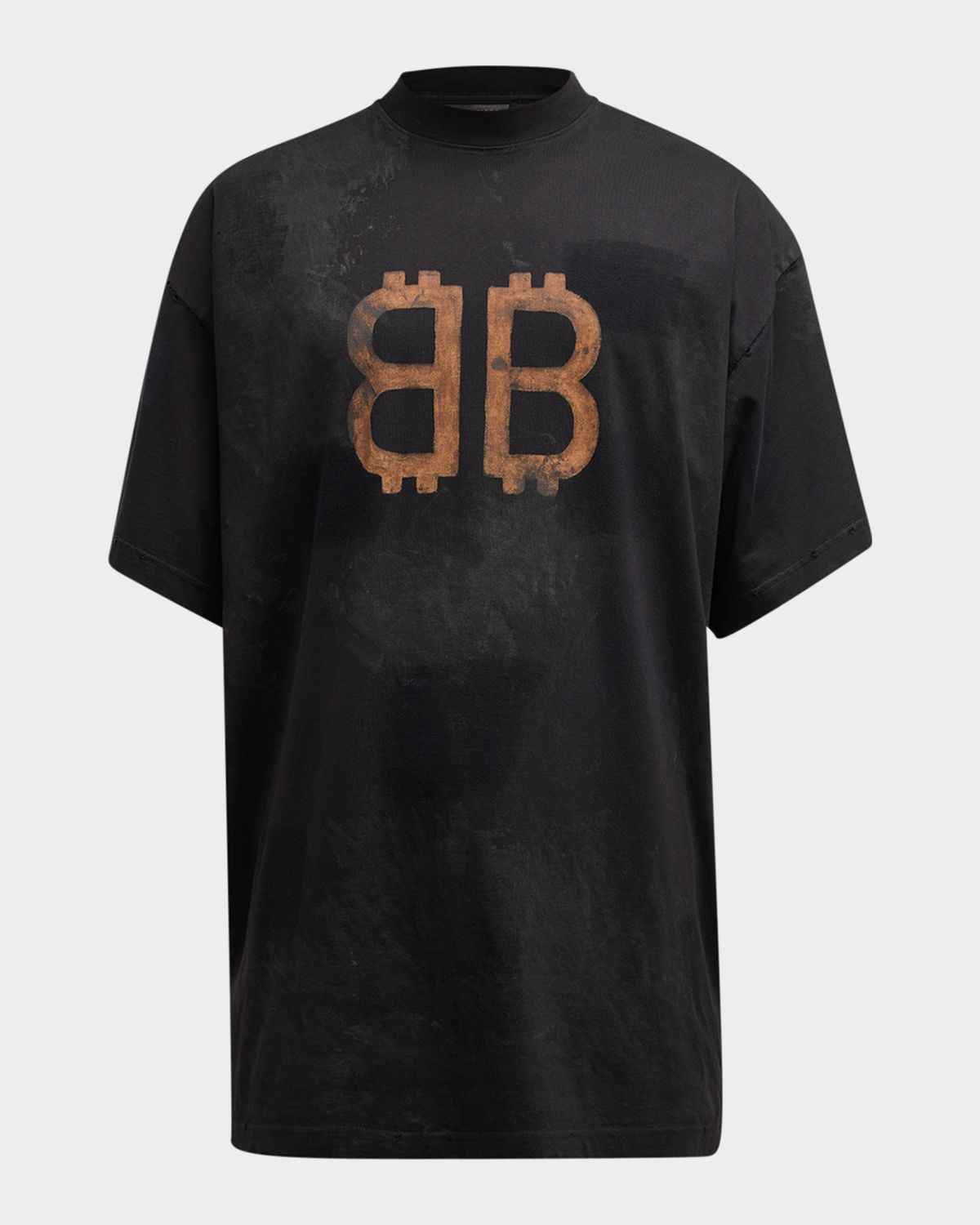 Balenciaga Men 's Crypto T Shirt Oversized