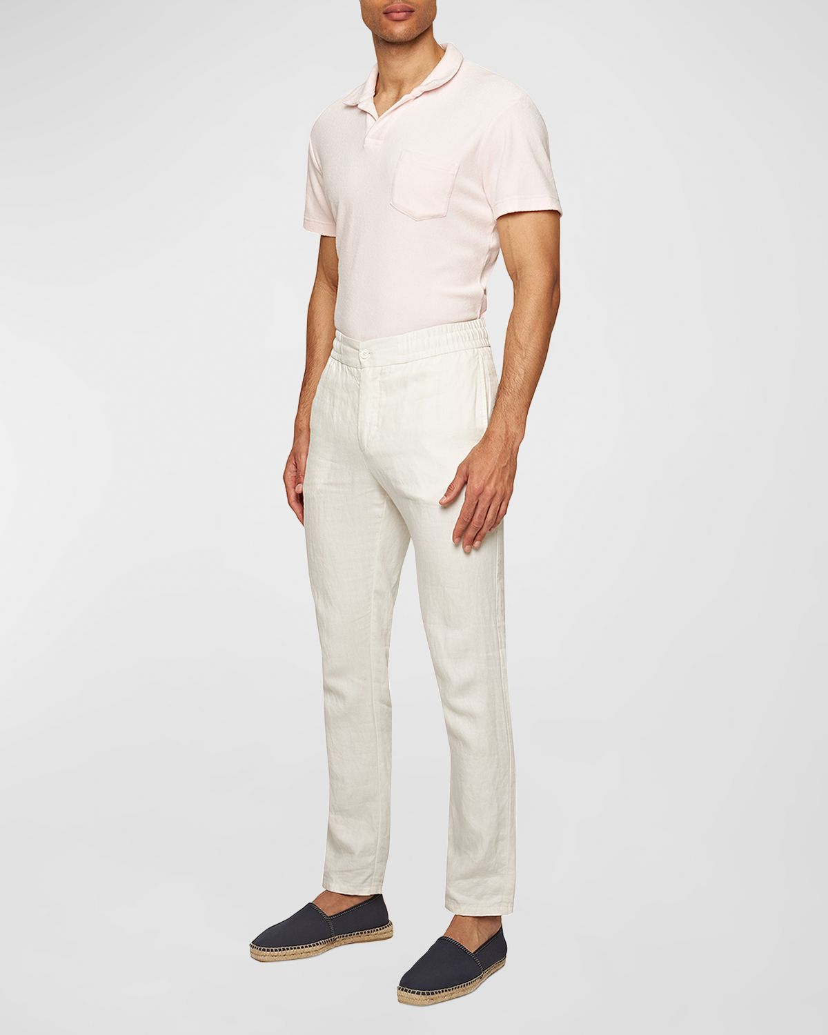 Orlebar Brown Men 's Cornell Linen Pants
