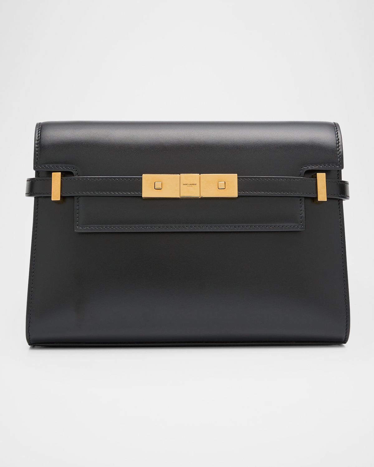 Saint Laurent Manhattan Small Shoulder Bag in Smooth Leather