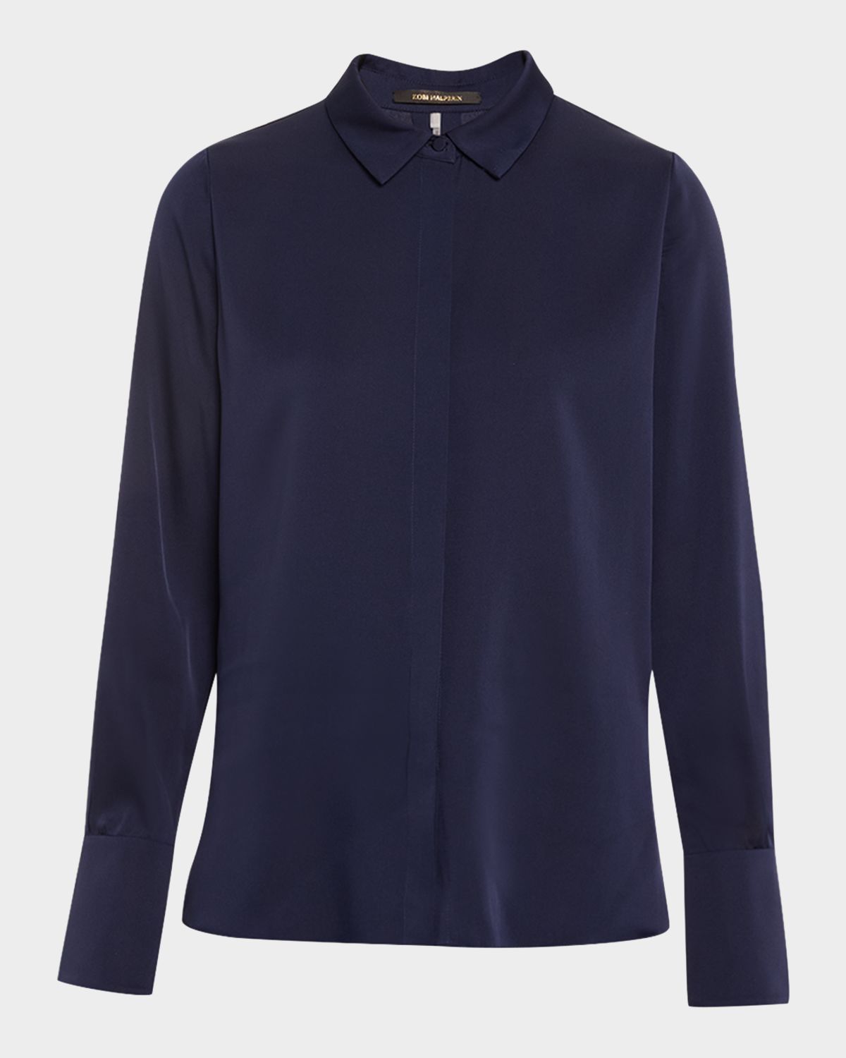 Kobi Halperin Larissa Split-Cuff Button-Down Blouse