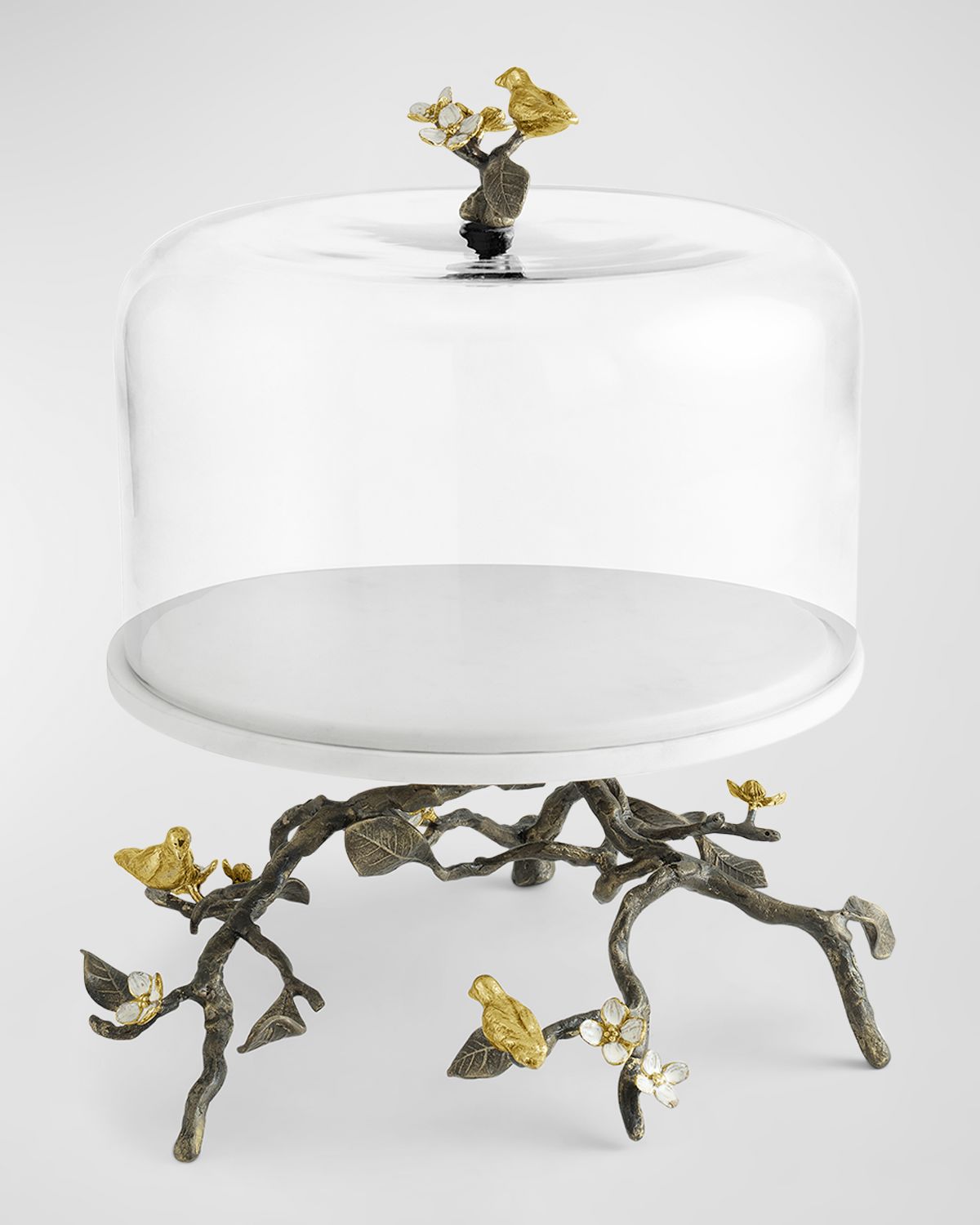 Michael Aram Lovebirds Cake Stand With Dome