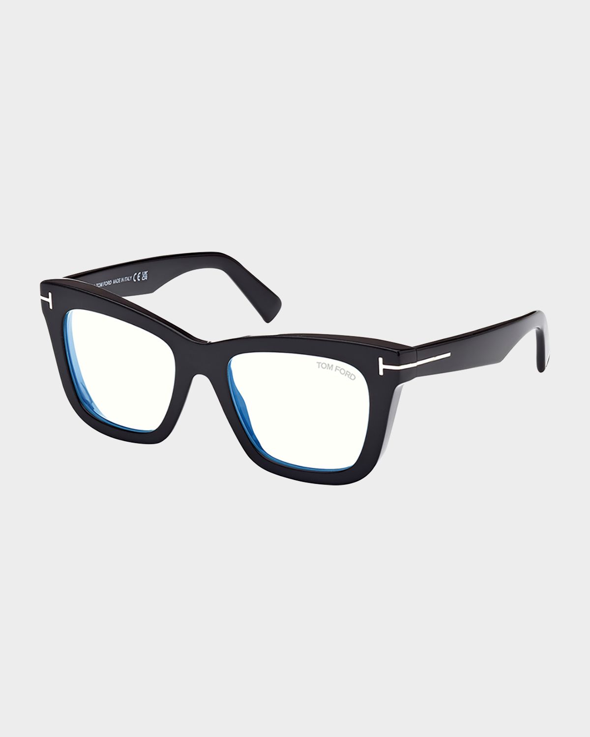 TOM FORD Acetate Square Blue-Block Optical Frames