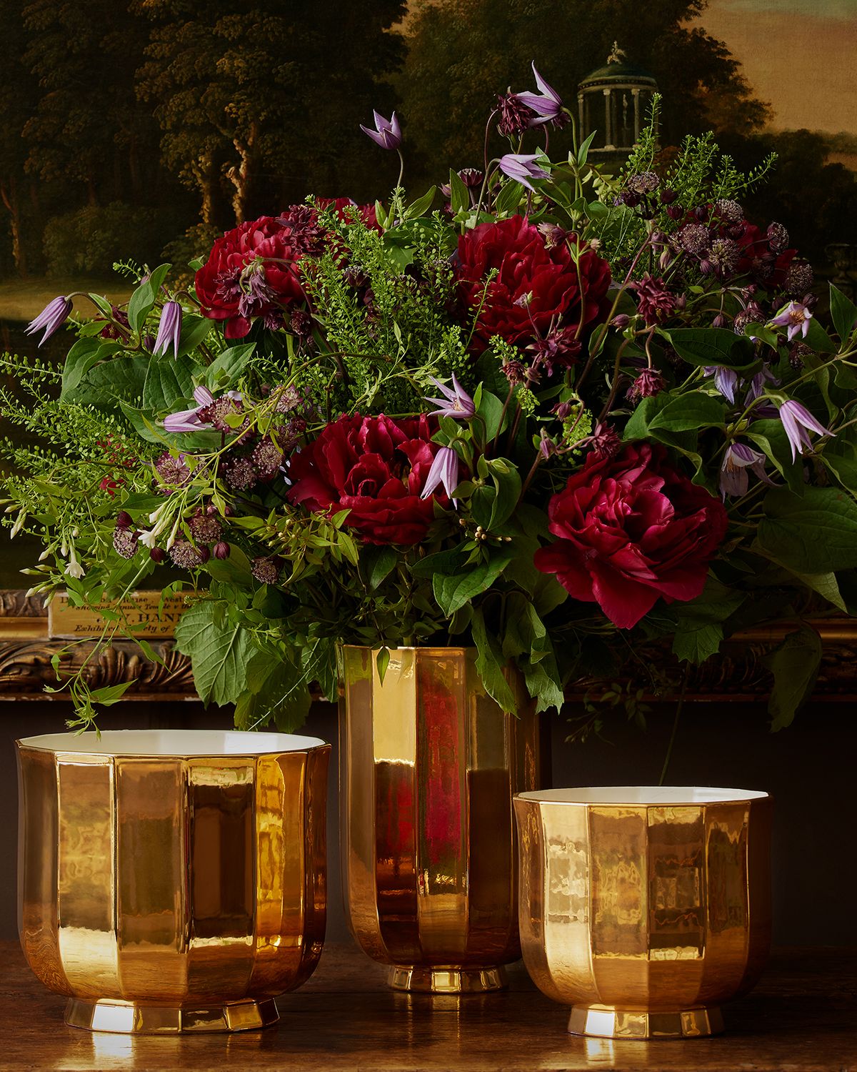 AERIN Delmara Golden Vase