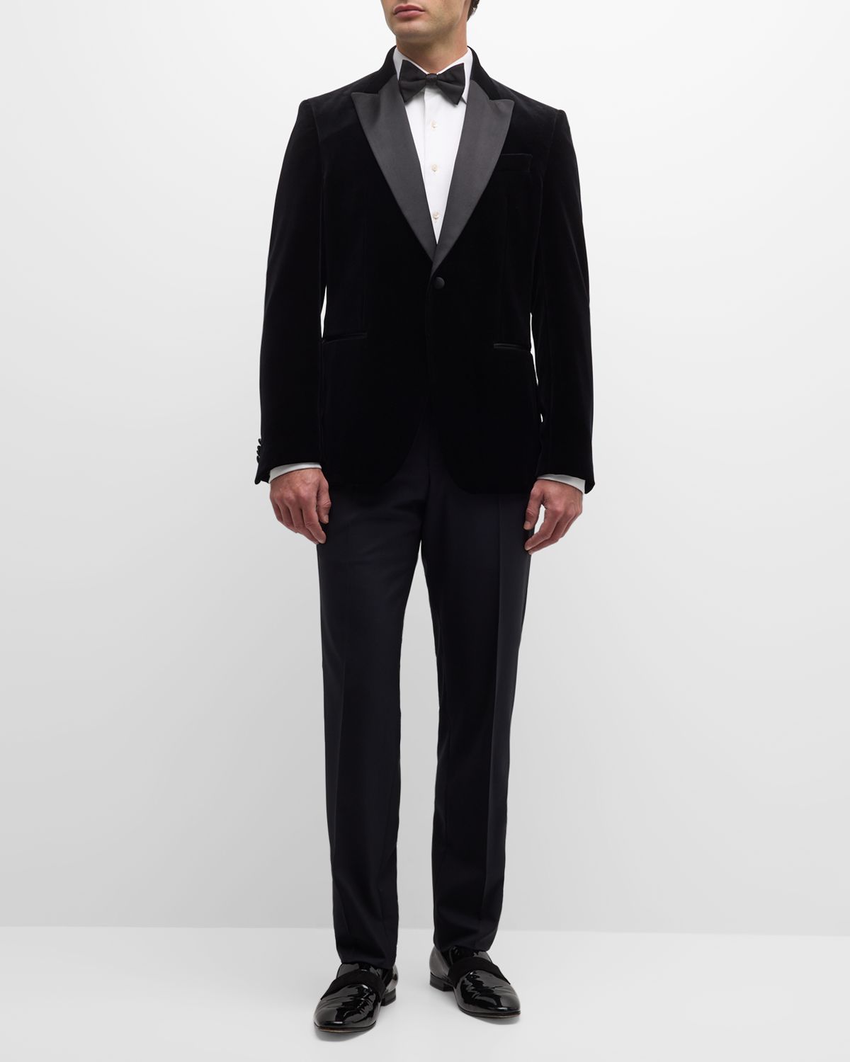 BOSS Men 's Velvet Peak-Lapel Dinner Jacket