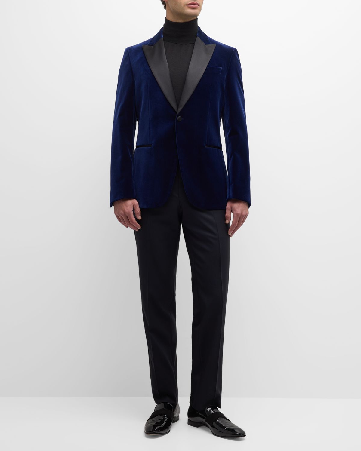 BOSS Men 's Velvet Peak-Lapel Dinner Jacket