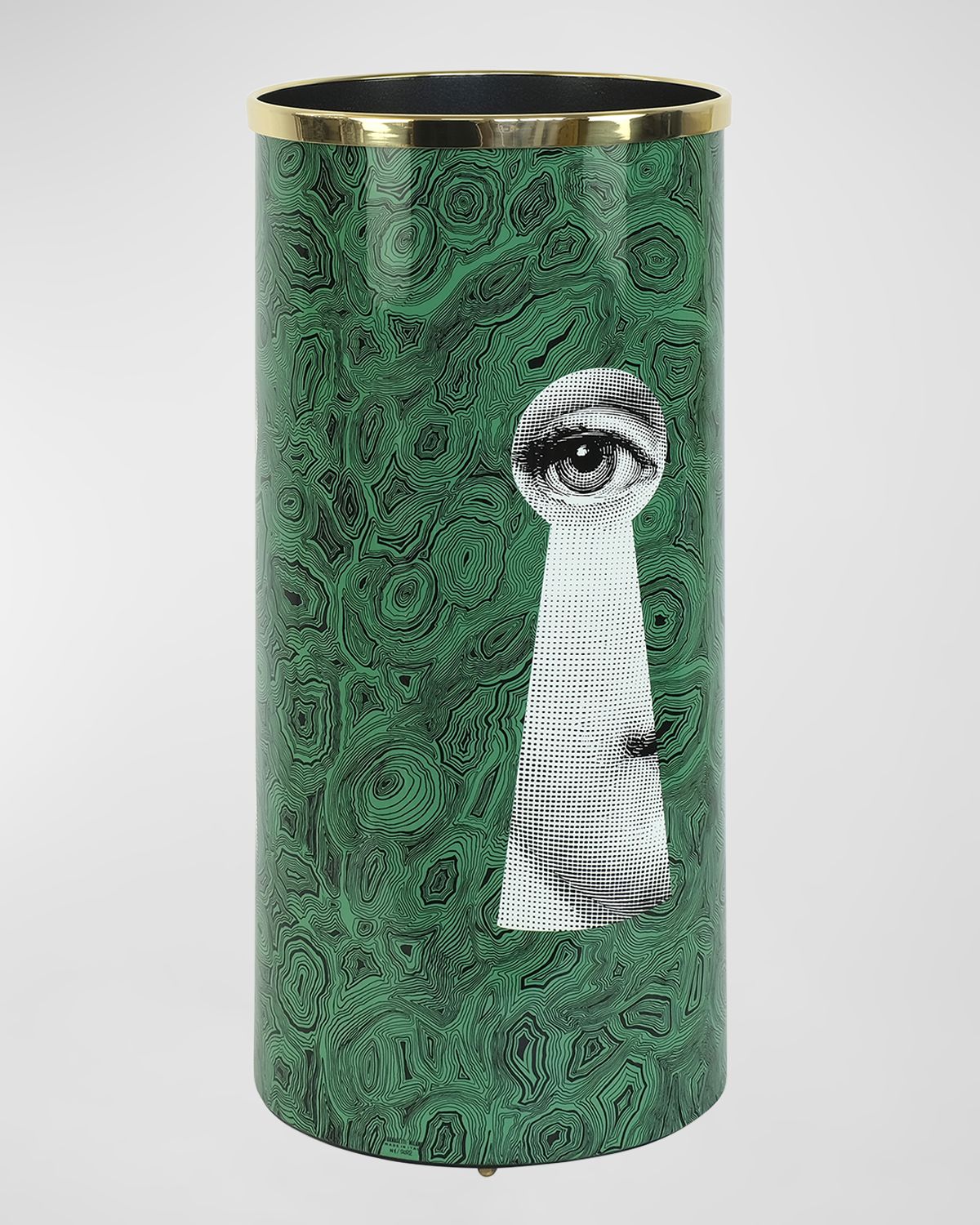 Fornasetti Serratura Malachite Umbrella Stand