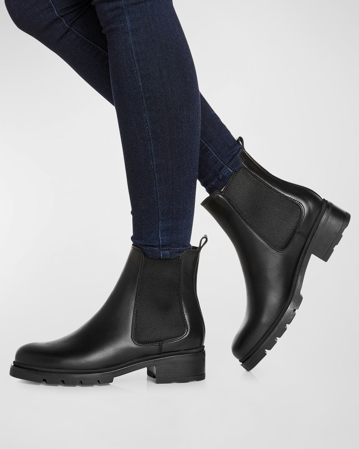 La Canadienne Sorento Leather Chelsea Ankle Boots