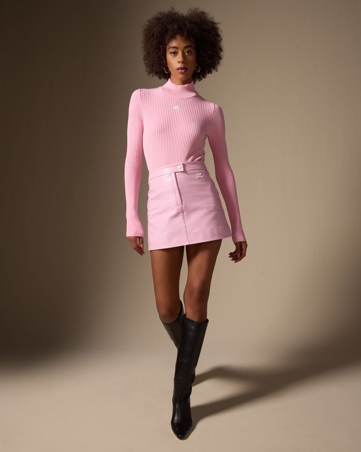 Courreges Vinyle Reedition Mini Skirt