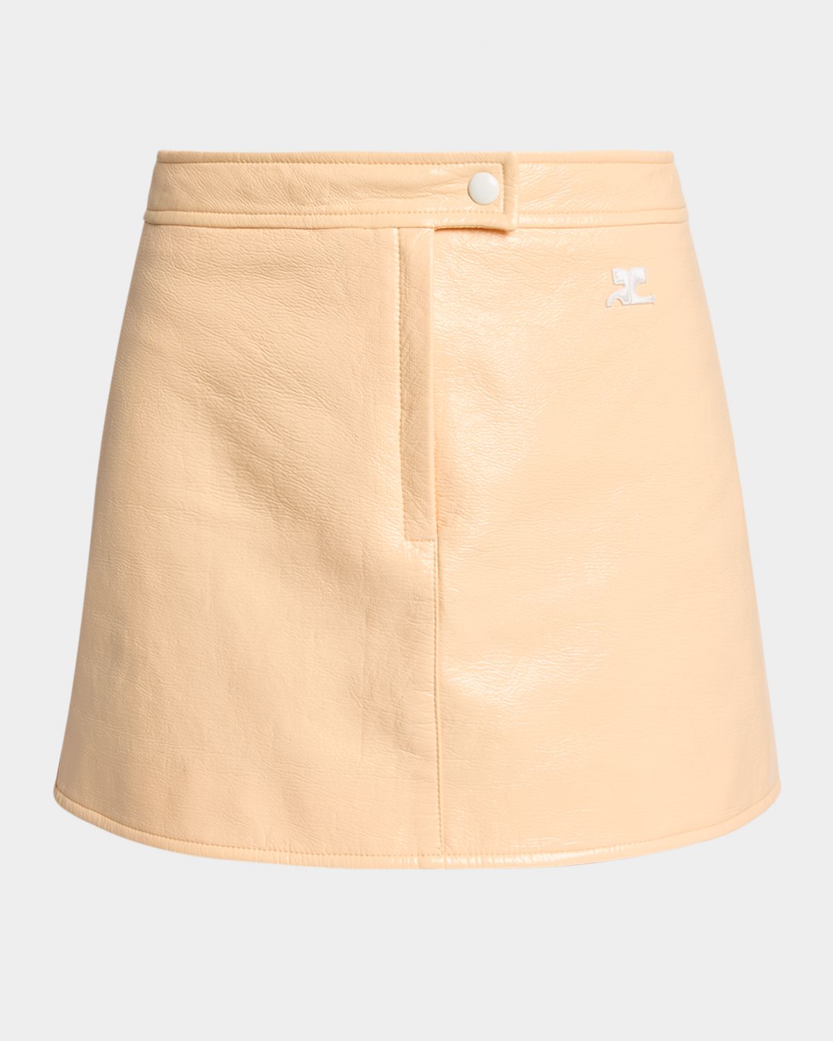 Courreges Vinyle Reedition Mini Skirt