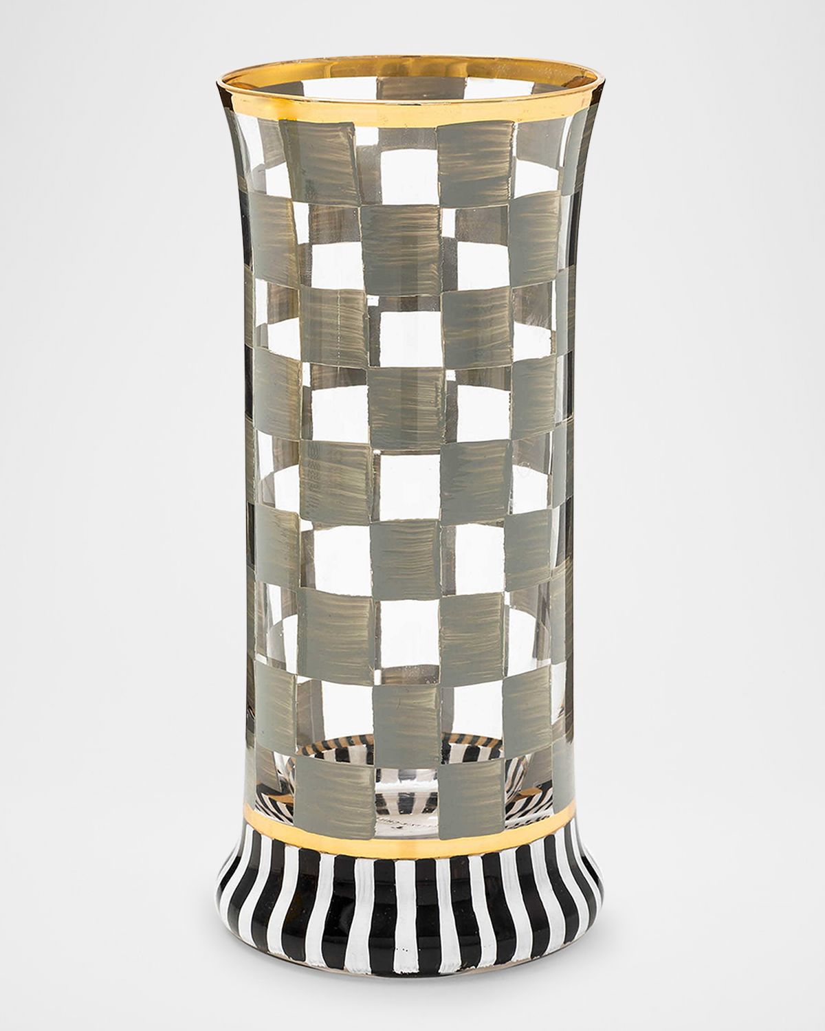 MacKenzie-Childs Carnival Sterling Highball Glass, Set of 2