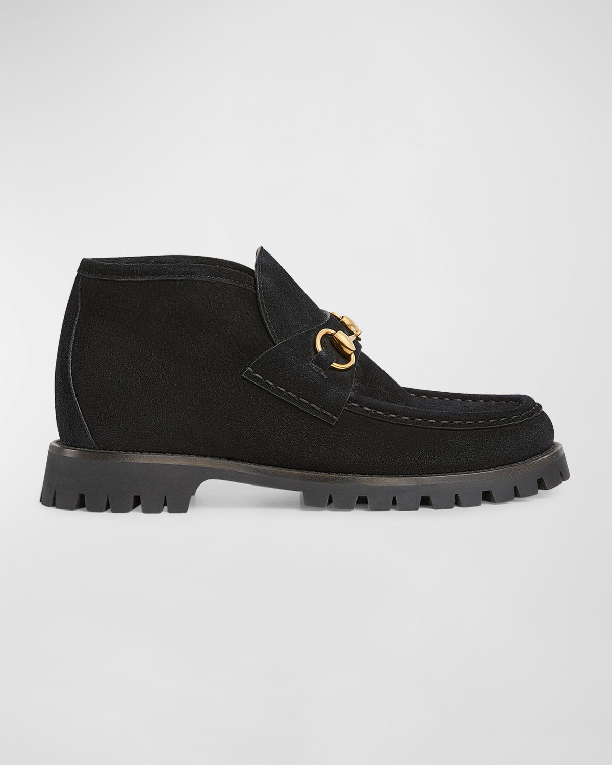 Gucci Sylke Suede Horsebit Booties | Thumbnail 6 Gucci Sylke Suede Horsebit Booties | Thumbnail 6