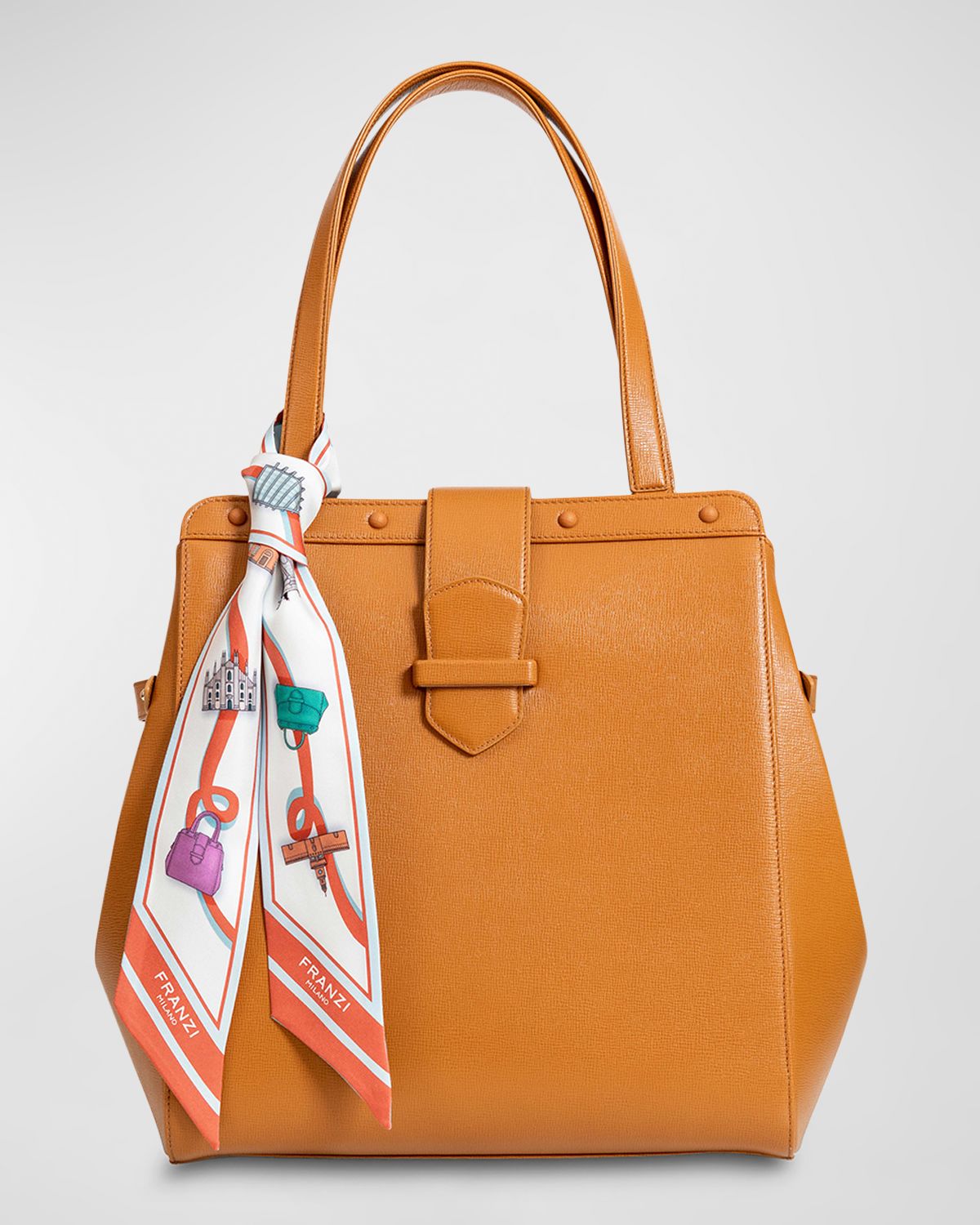 Franzi Printed Twill Silk Bandeau Scarf