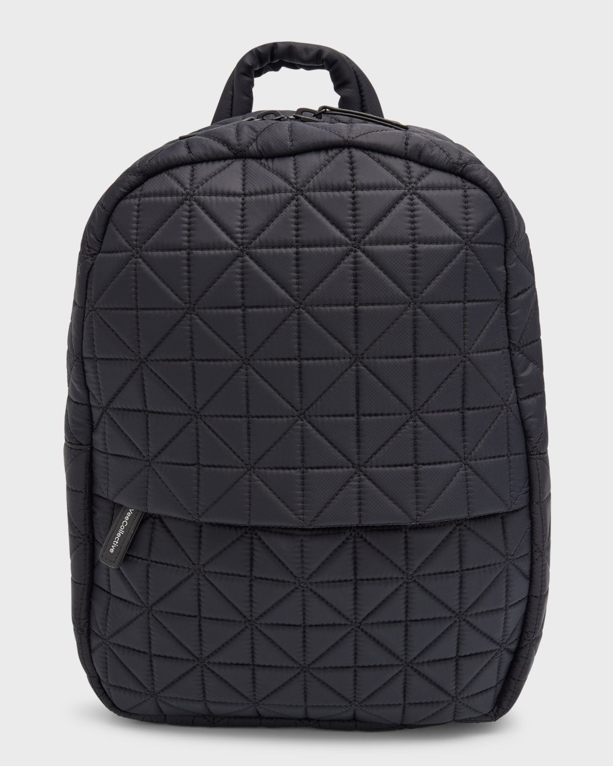 VeeCollective Water-Resistant Quilted Nylon Backpack