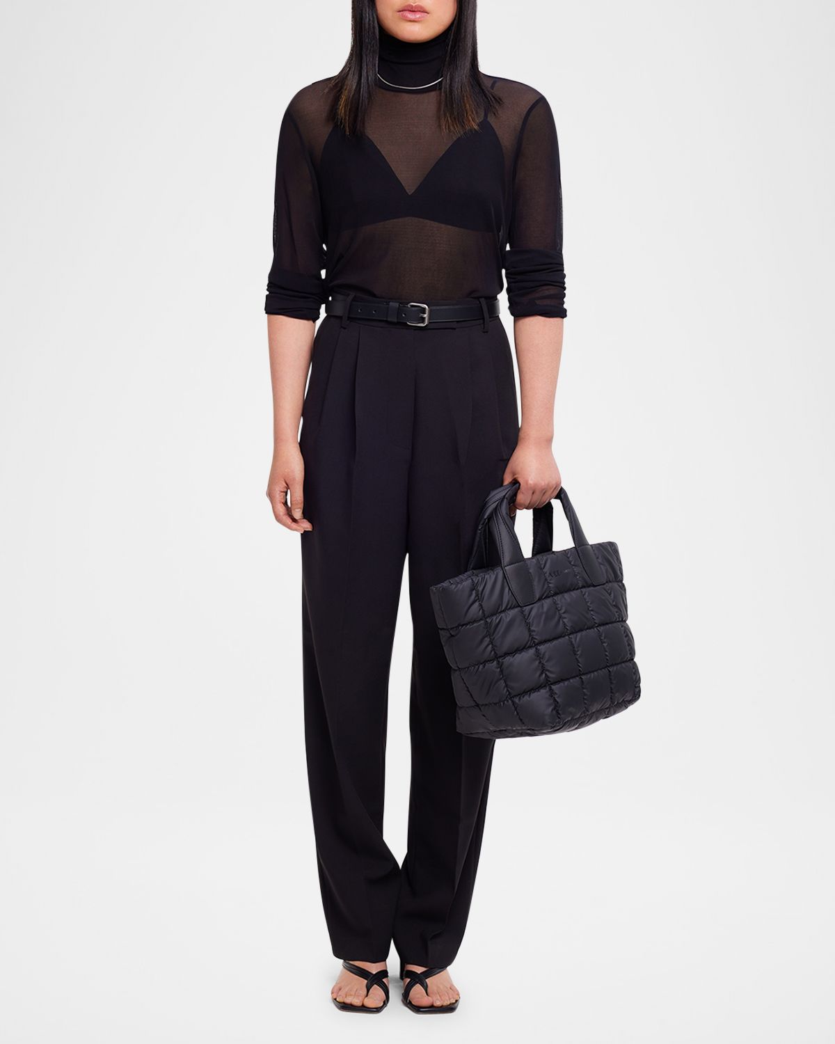 VeeCollective Porter Small Quilted Tote Bag