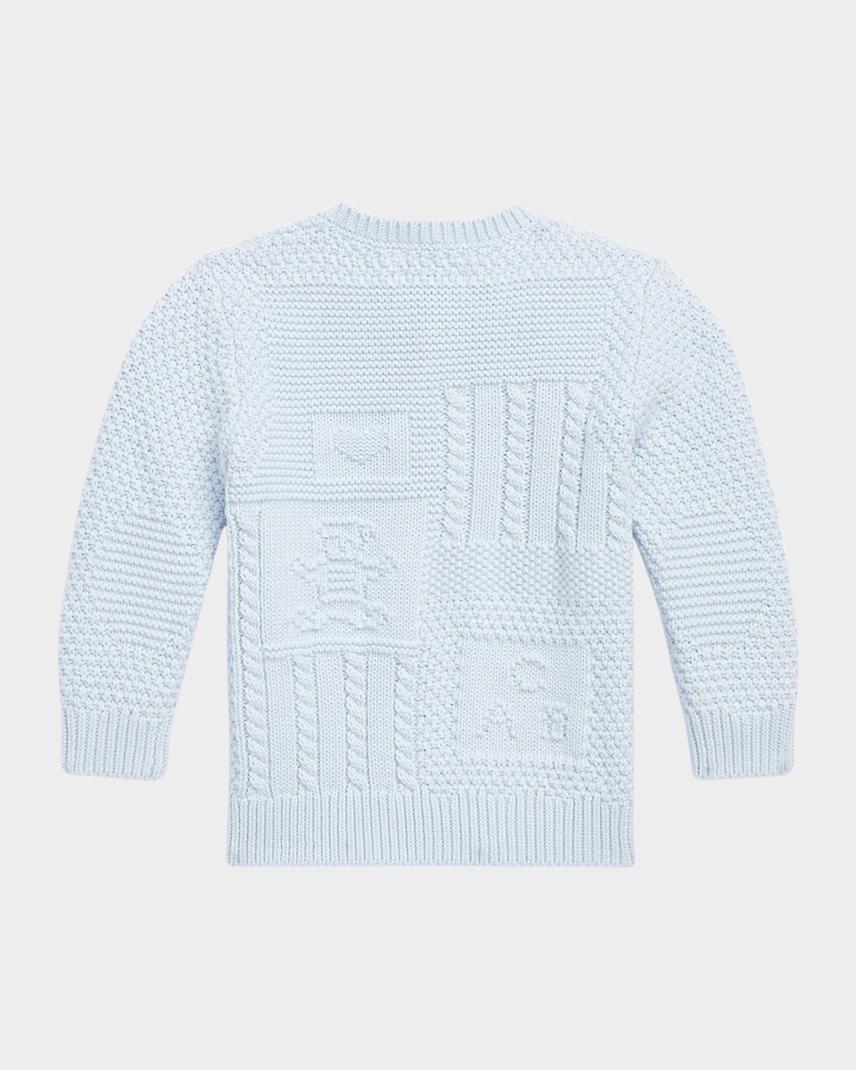 Ralph Lauren Boy 's Cardigan W/ Bear Intarsia, Size 3M-24M