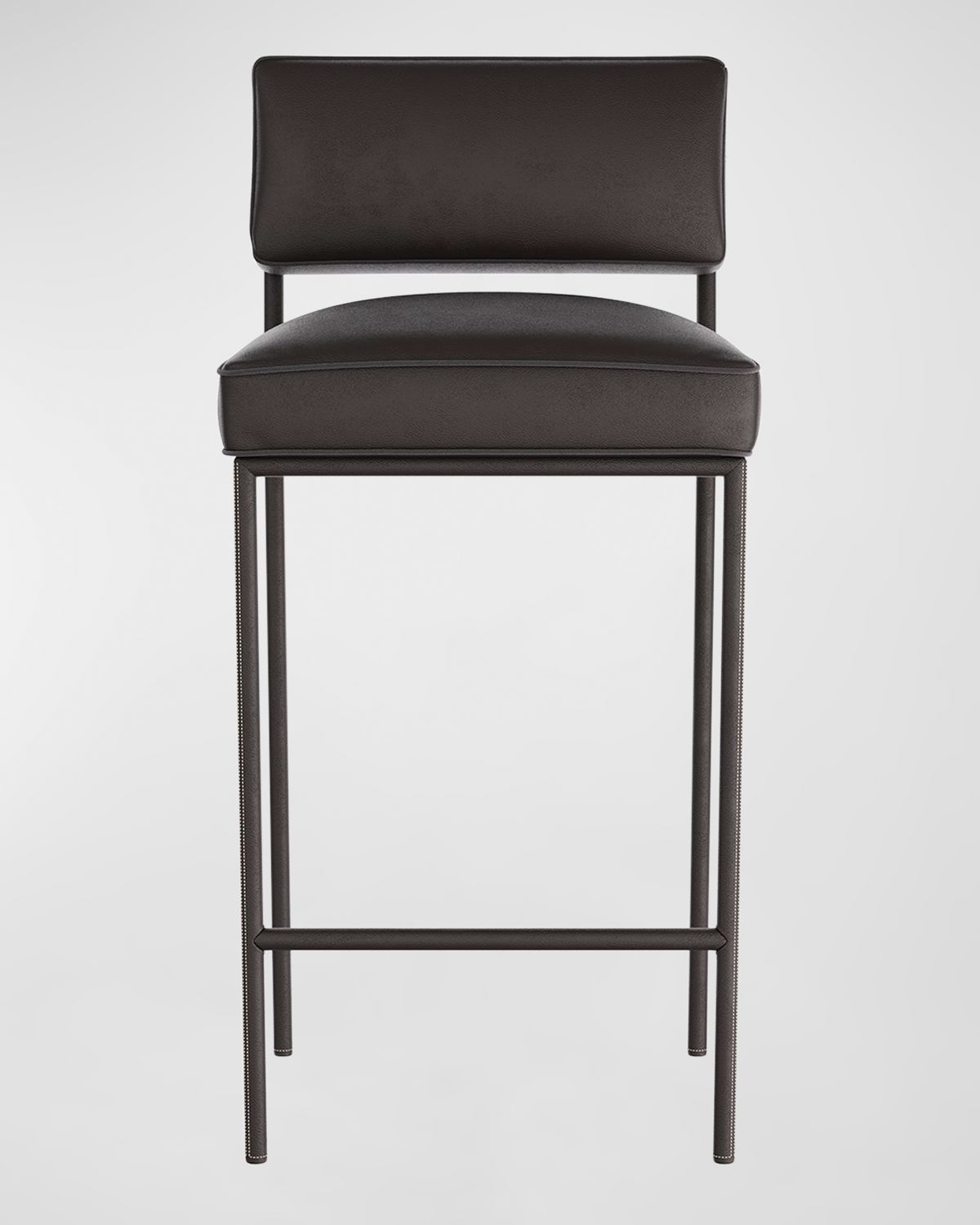 Arteriors Topanga Leather Bar Stool, 29"