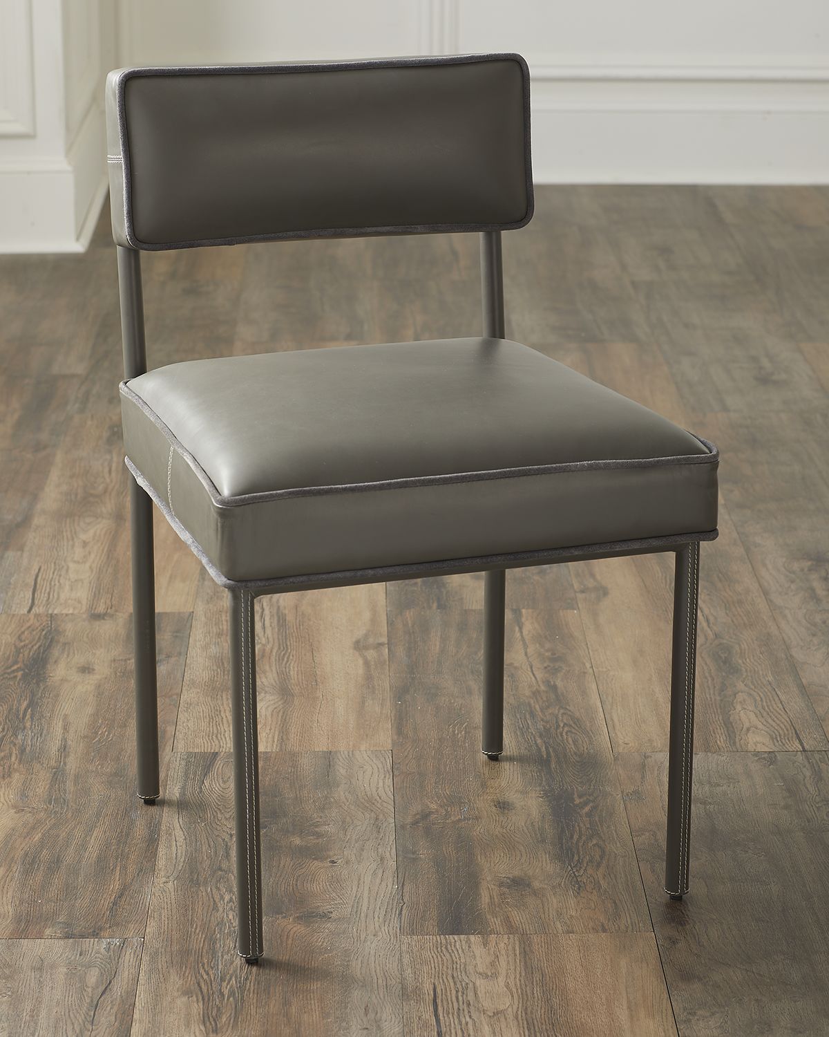 Arteriors Topanga Leather Dining Side Chair