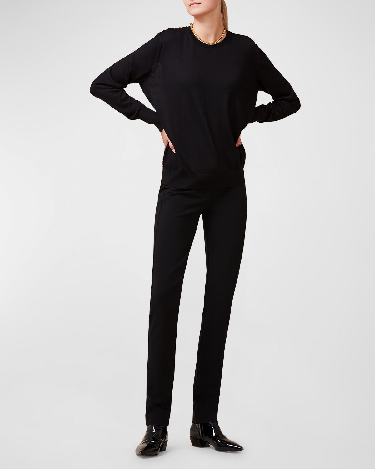 CALLAS Milano Mia Skinny Crepe Jersey Pants