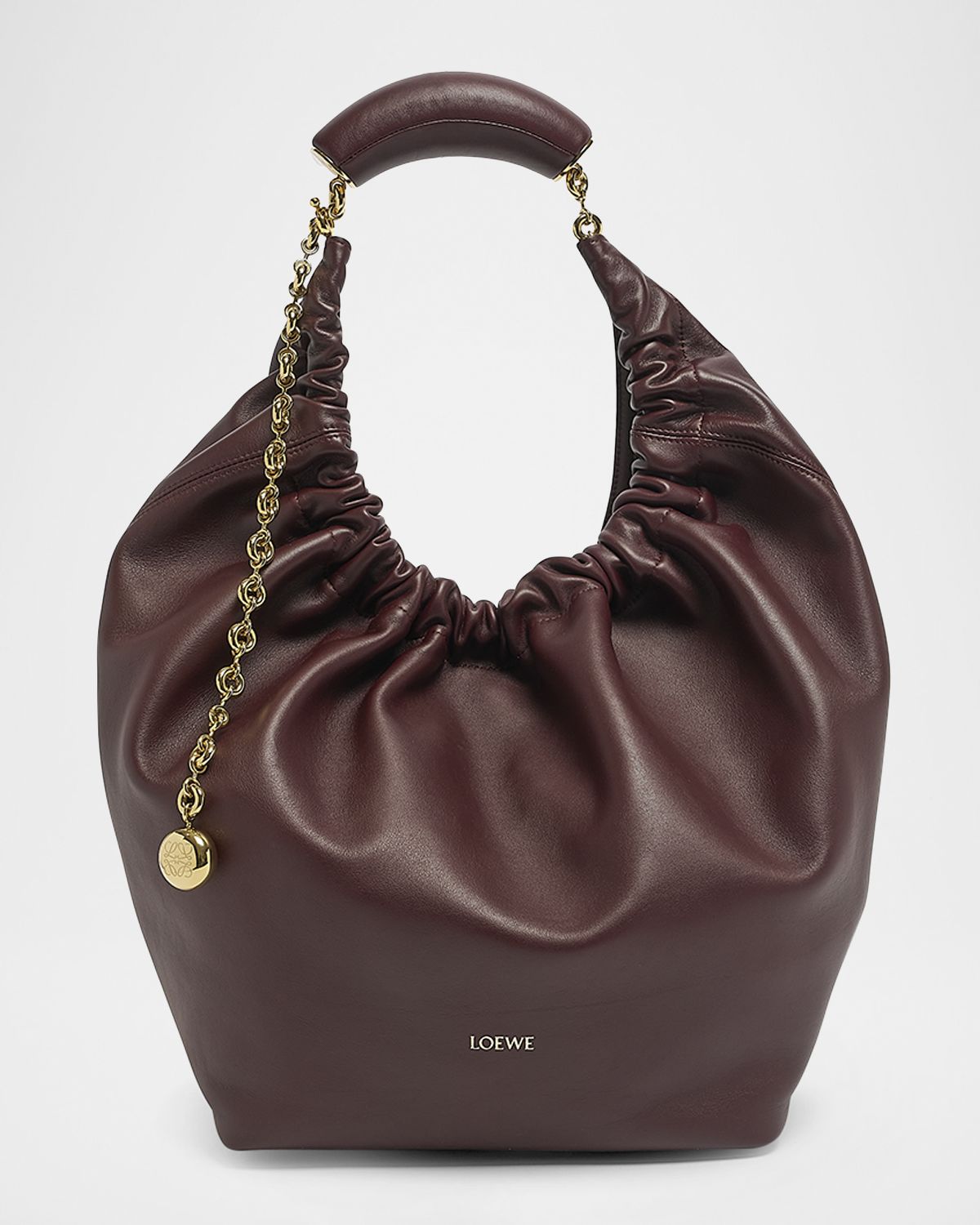 Loewe Squeeze Medium Shoulder Bag in Napa Leather | Thumbnail 8 Loewe Squeeze Medium Shoulder Bag in Napa Leather | Thumbnail 8