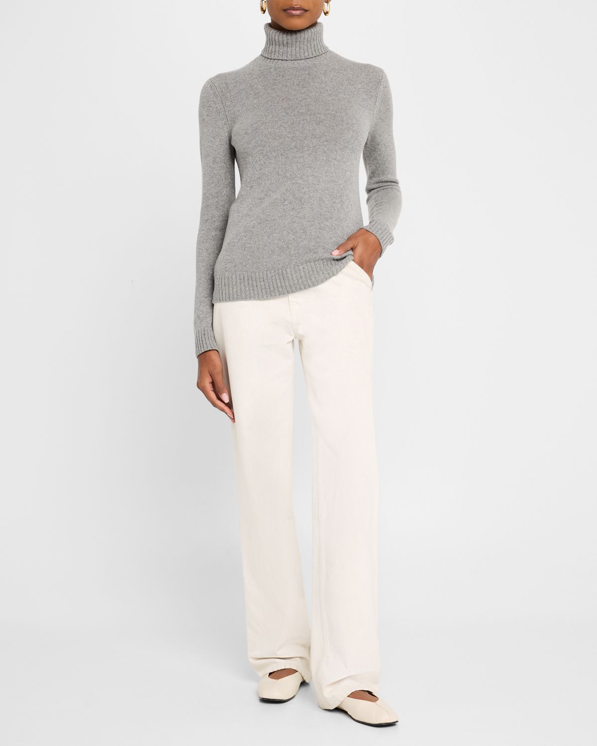 Loro Piana Dolcevita Neo Parksville Cashmere Turtleneck
