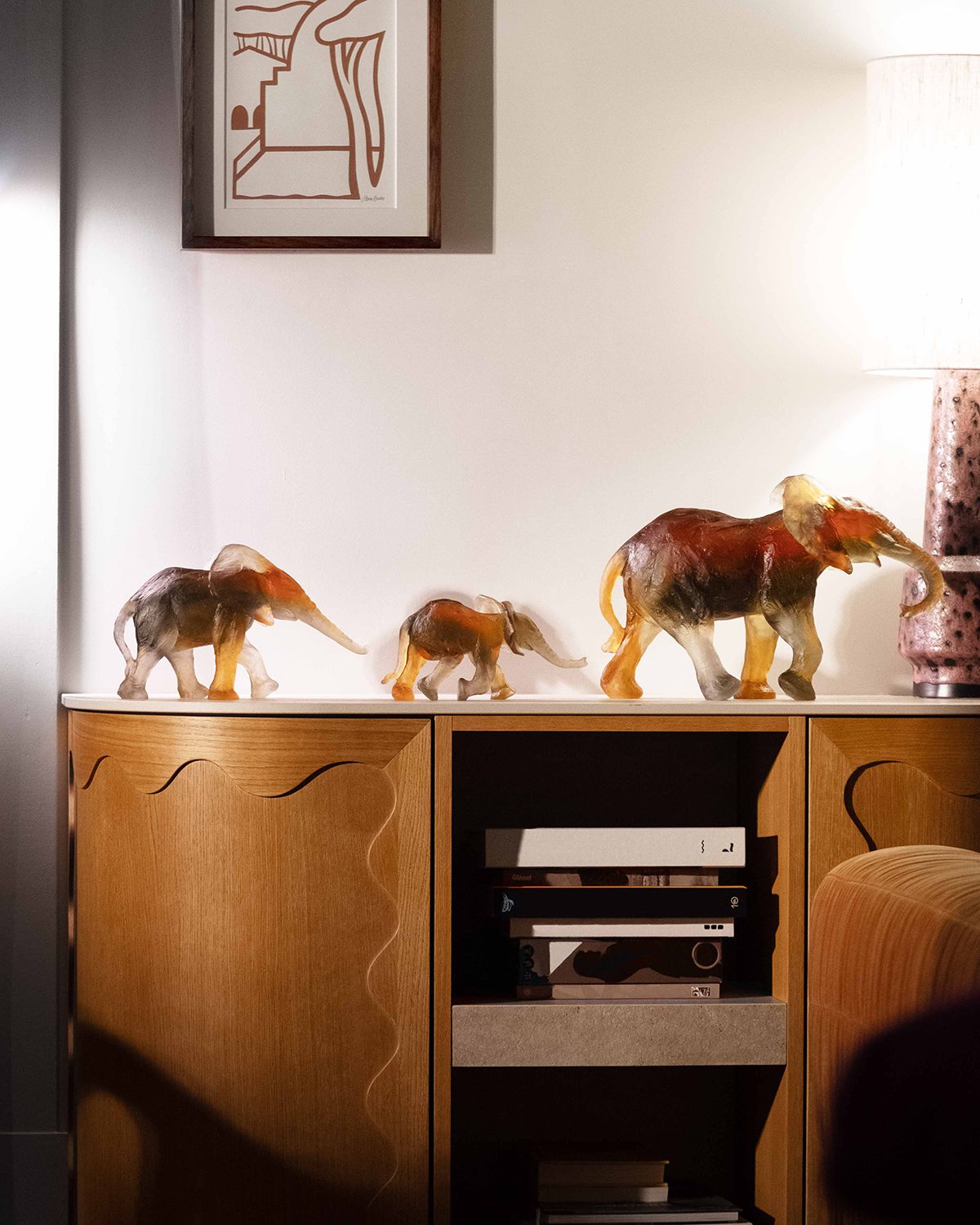 Daum Elephant Savana Figurine, 11"