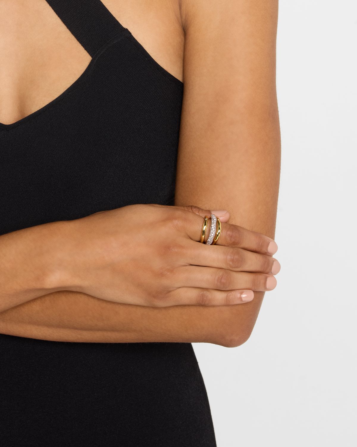 Alexis Bittar Solanales Crystal Orbiting Ring