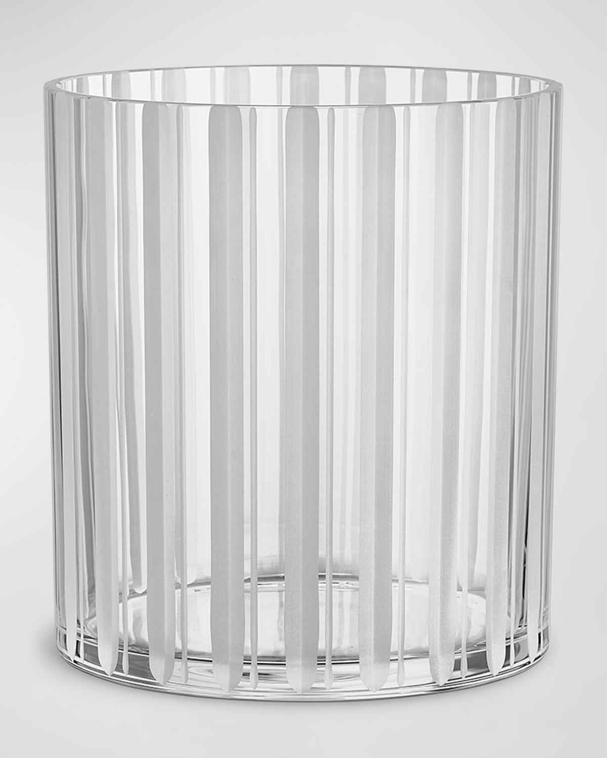 Orrefors 8" Cut in Number Stripes Vase | Thumbnail 4 Orrefors 8" Cut in Number Stripes Vase | Thumbnail 4
