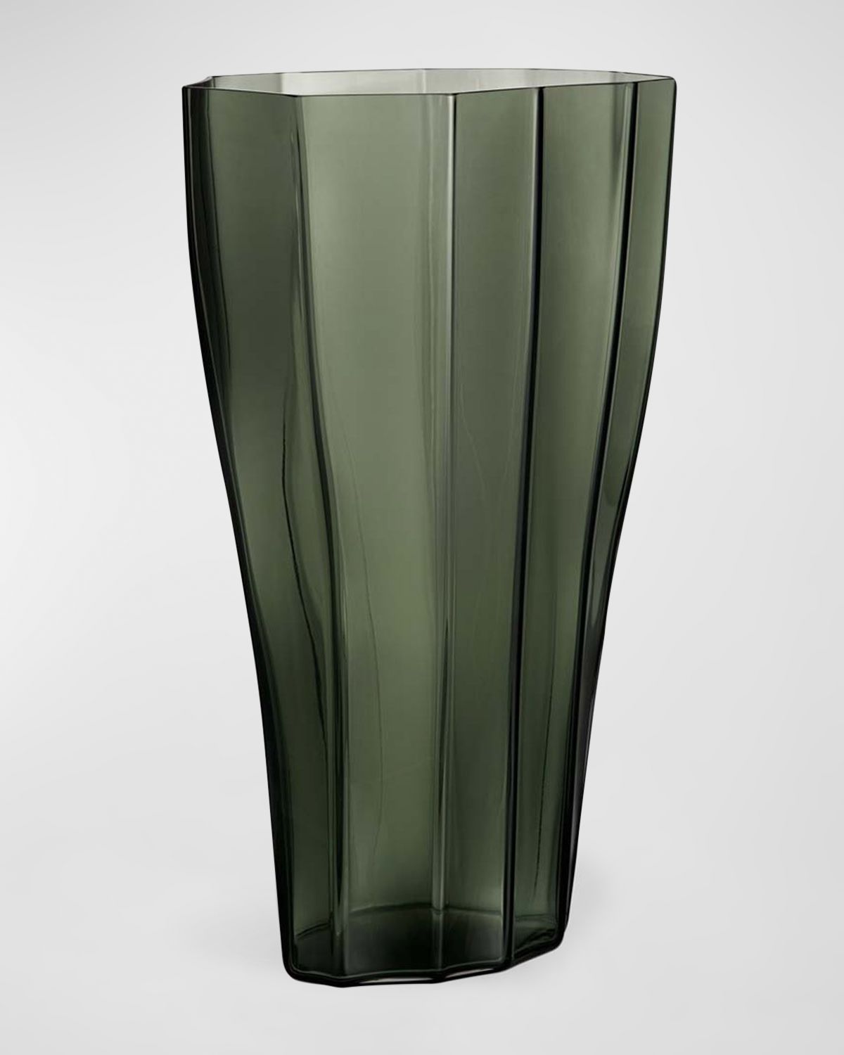 Orrefors Reed Moss Green Large Vase | Thumbnail 4