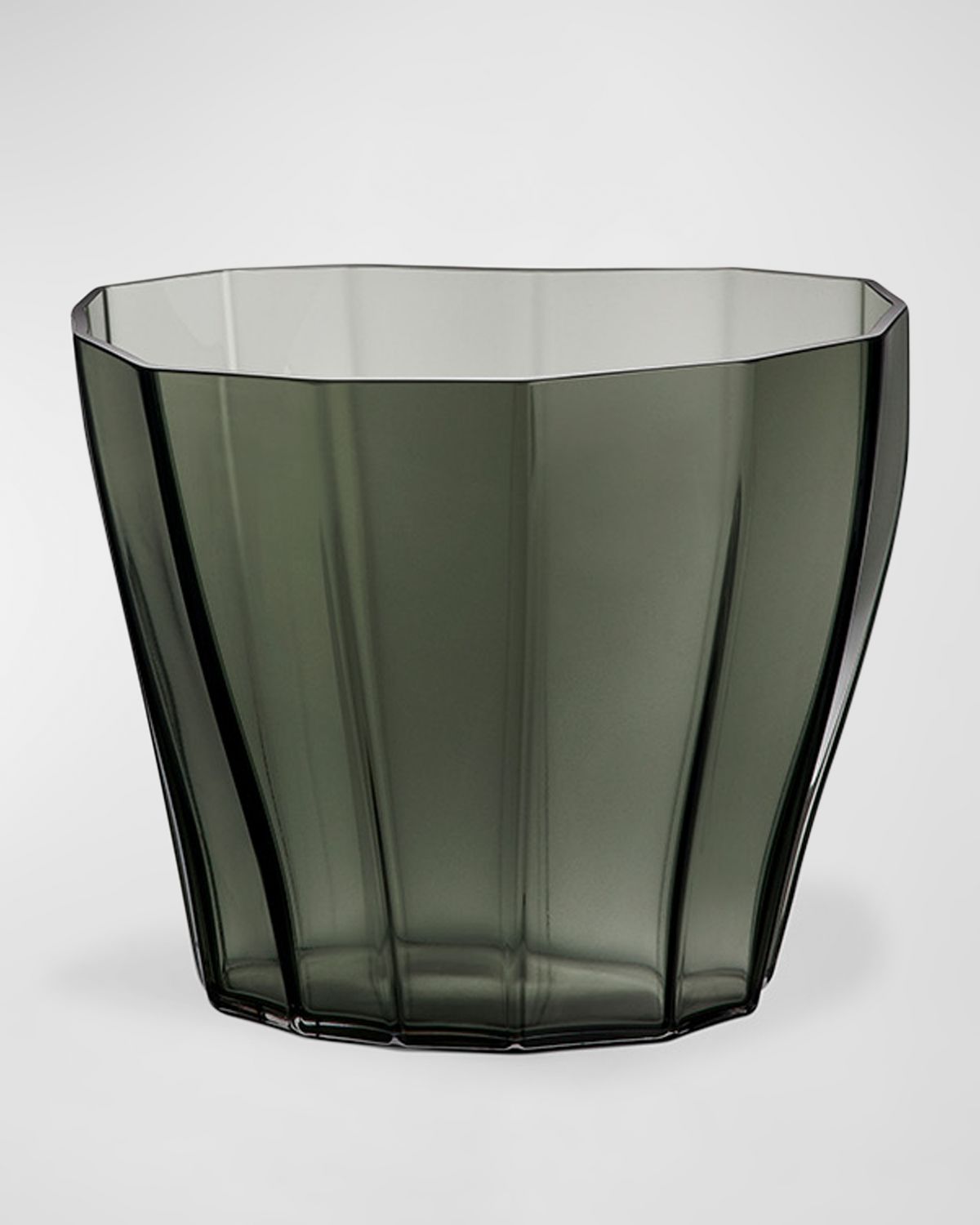 Orrefors Reed Moss Green Low Vase | Thumbnail 4