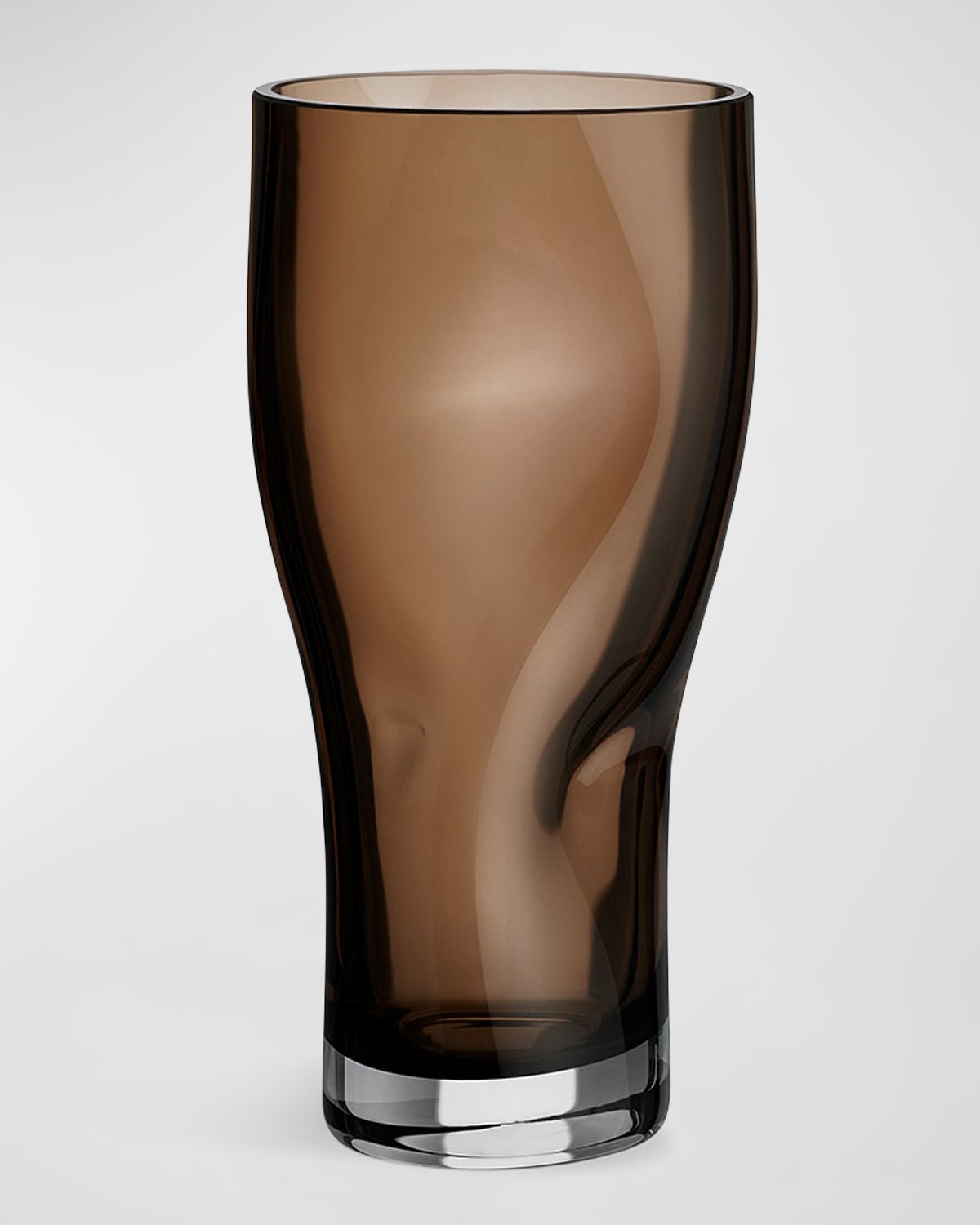 Orrefors Squeeze Smokey Brown Small Vase | Thumbnail 5