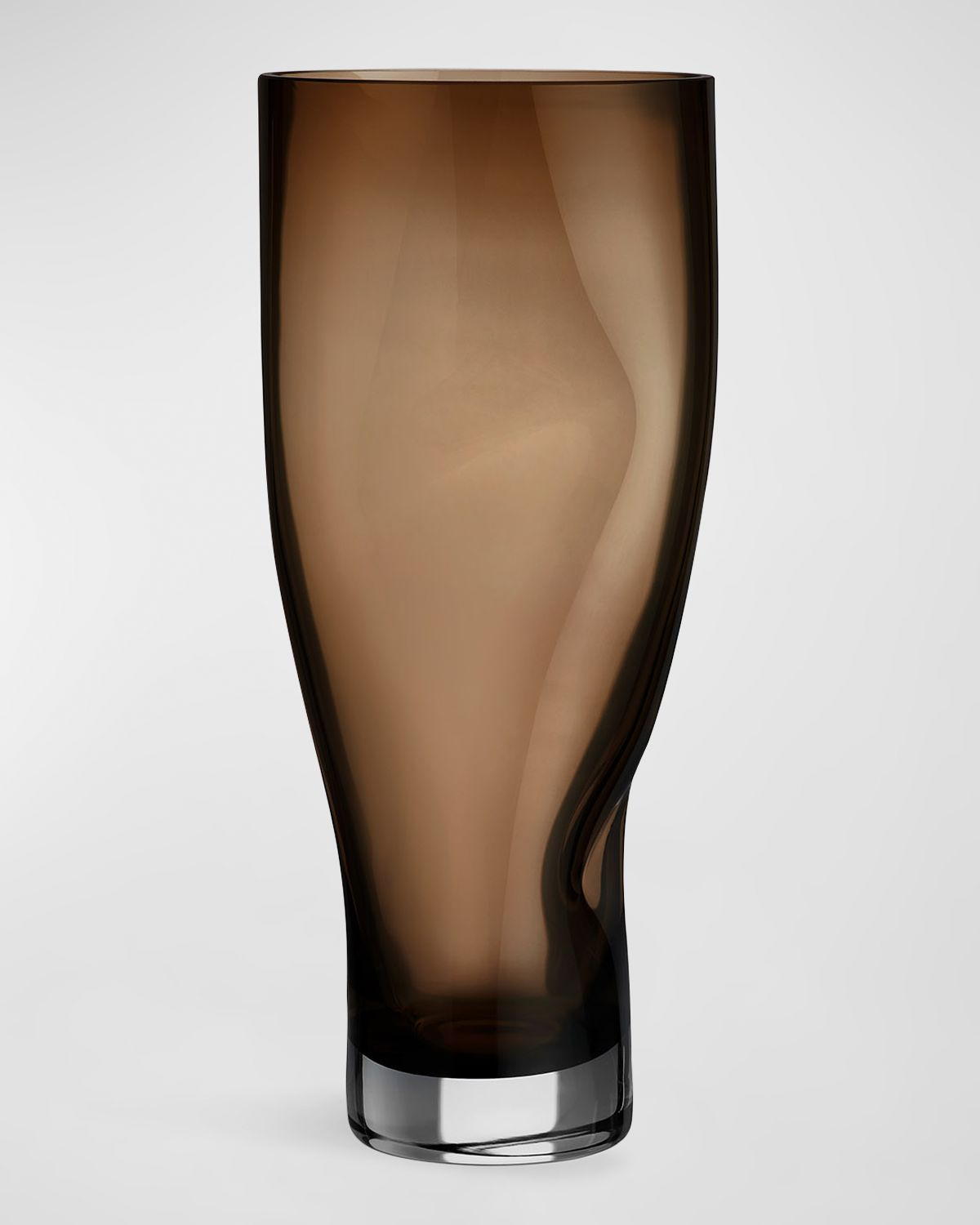 Orrefors Squeeze Smokey Brown Tall Vase | Thumbnail 4