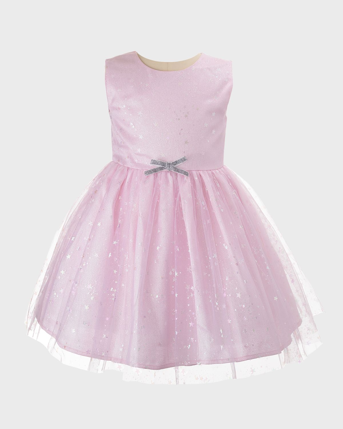 Rachel Riley Girl 's Sparkle Tulle Dress, Size 6M-