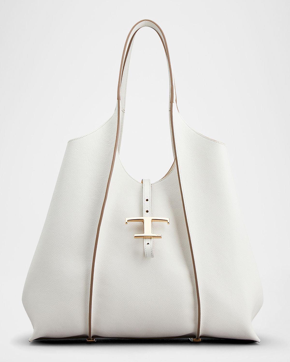 Tod 's Medium Leather T Timeless Tote Shopping Bag | Thumbnail 9
