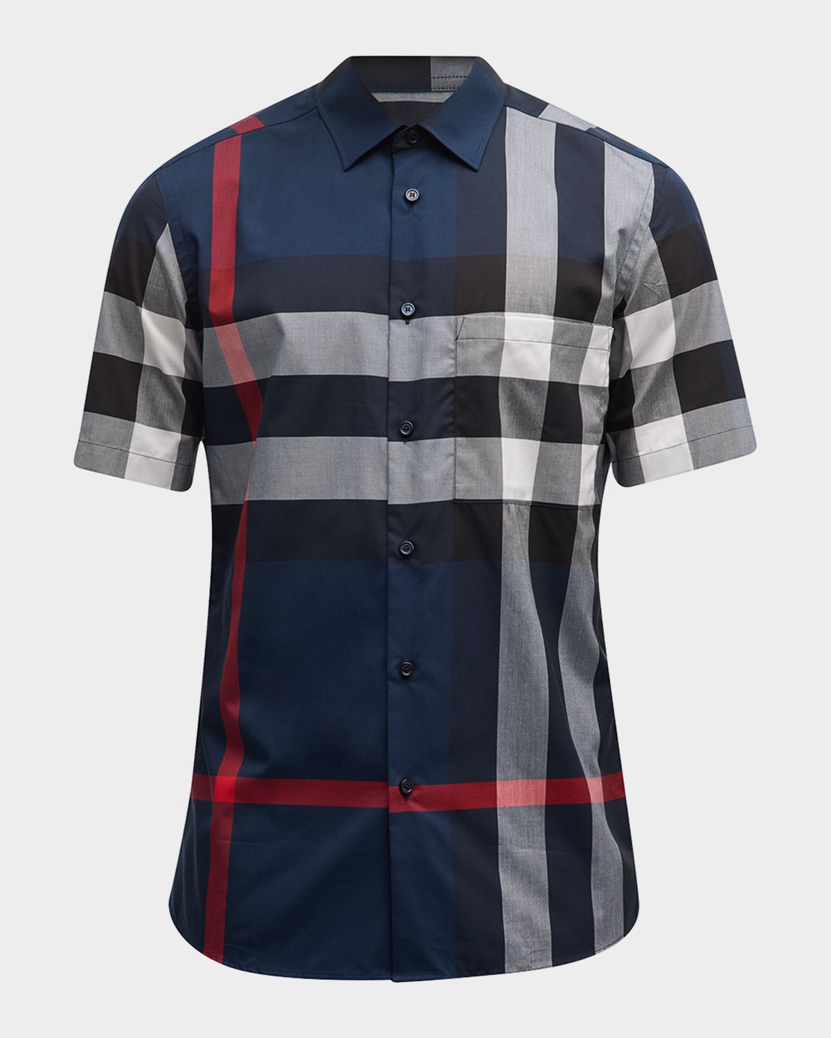 Burberry Men 's Summerton Check Button-Down Shirt