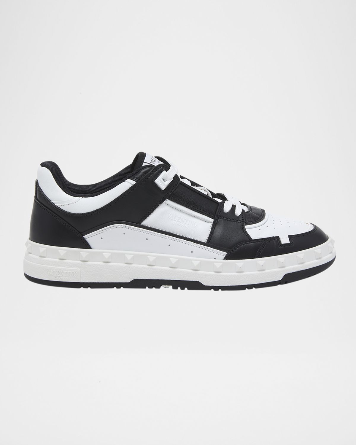 Valentino Garavani Men 's Freedots Leather Low-Top Sneakers