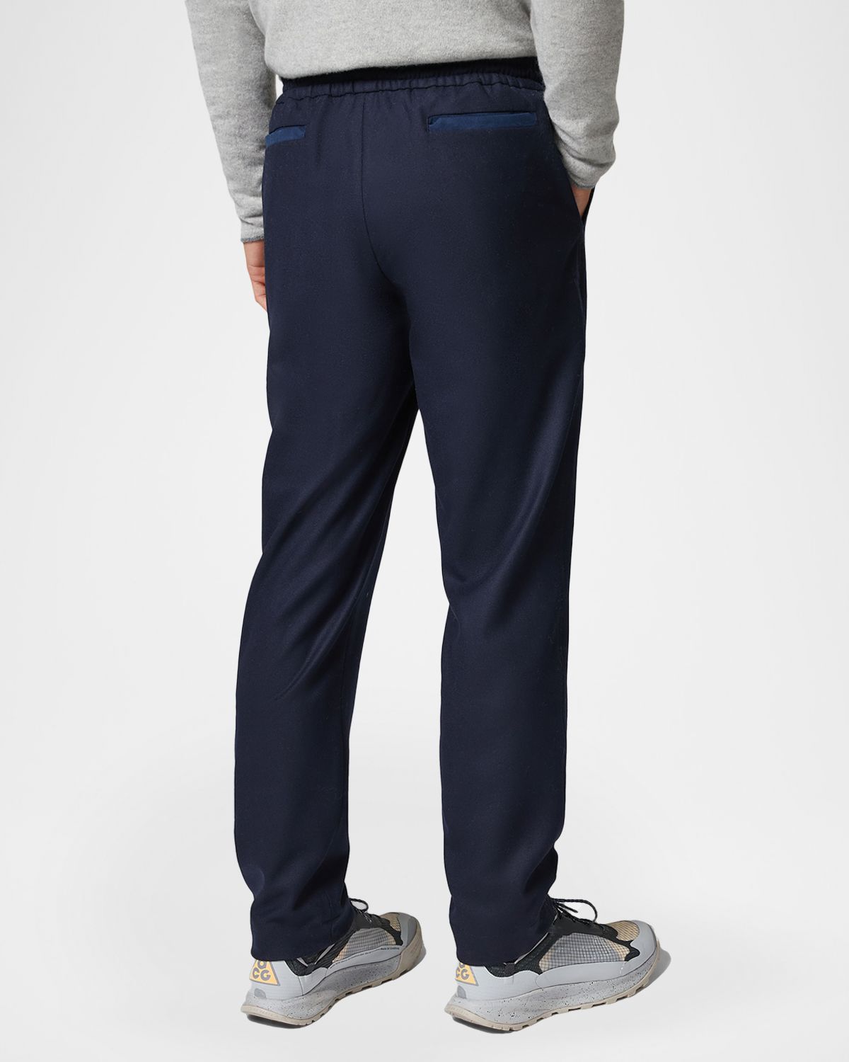 Sease Men 's Mindset Stretch-Wool Drawstring Trousers