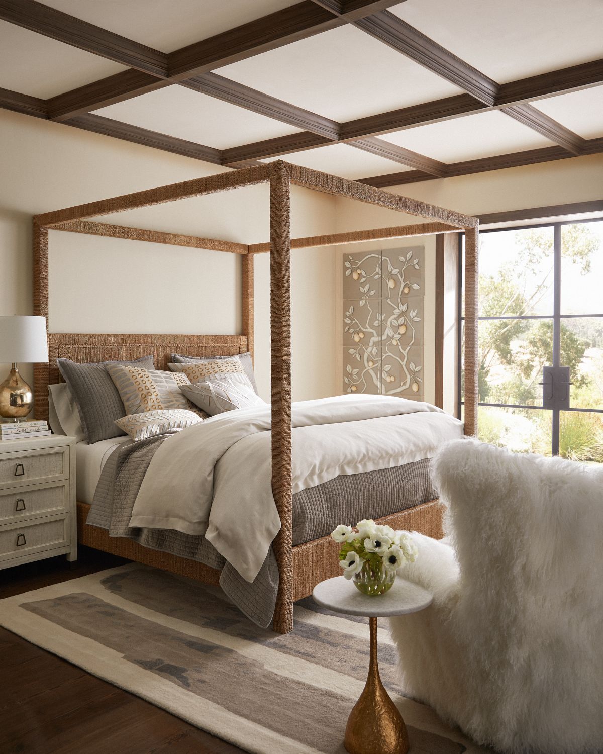 Lili Alessandra Aria Quilted Coverlet Matte Velvet