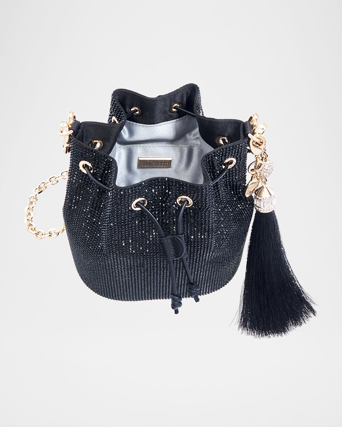 Judith Leiber Couture Piper Medium Crystal Bucket Bag