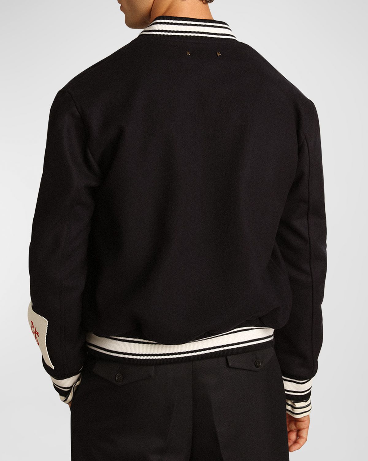 Golden Goose Men 's Embroidered Compact Bomber Jacket | Thumbnail 3 Golden Goose Men 's Embroidered Compact Bomber Jacket | Thumbnail 3