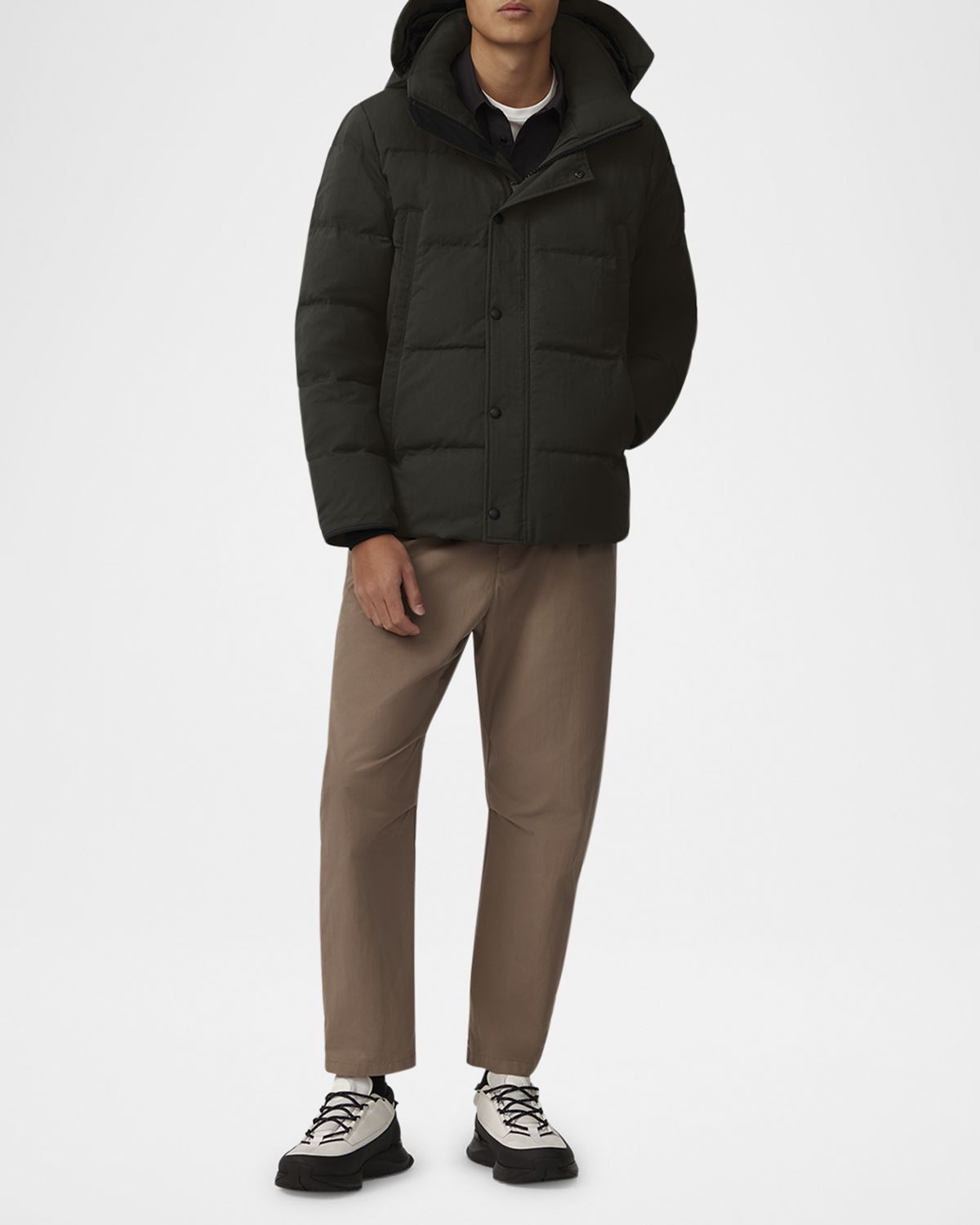 Canada Goose Men's Coated Wyndham Black Label Parka