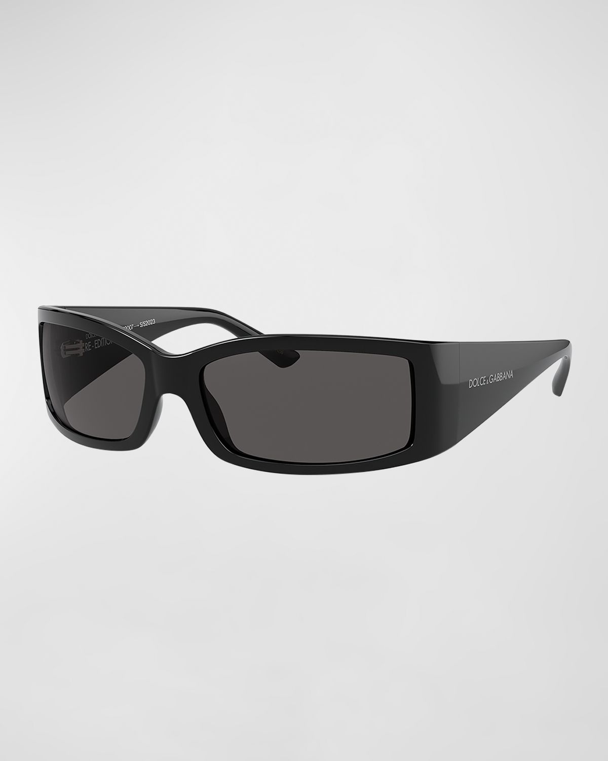 Dolce & Gabbana Men 's Acetate Rectangle Sunglasses
