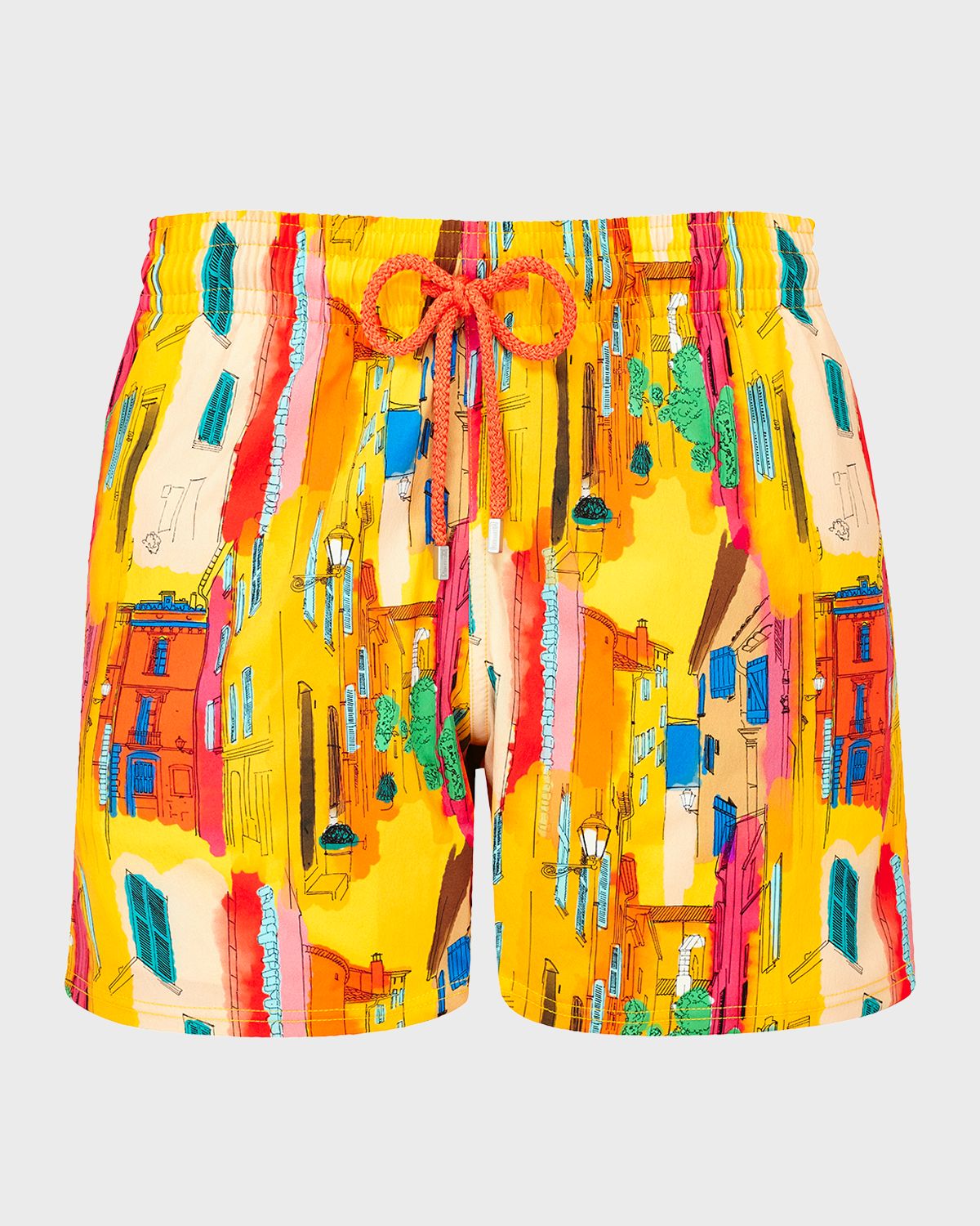 Vilebrequin Men 's Sunny Streets Stretch Swim Trunks