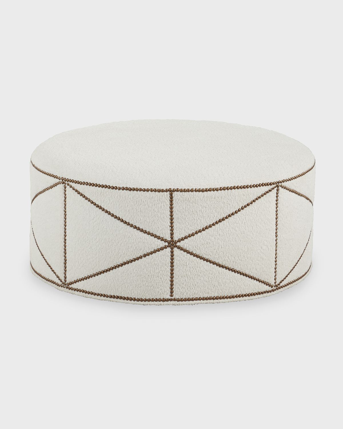 Old Hickory Tannery Studdington Nail-Trimmed Ottoman | Thumbnail 5 Old Hickory Tannery Studdington Nail-Trimmed Ottoman | Thumbnail 5