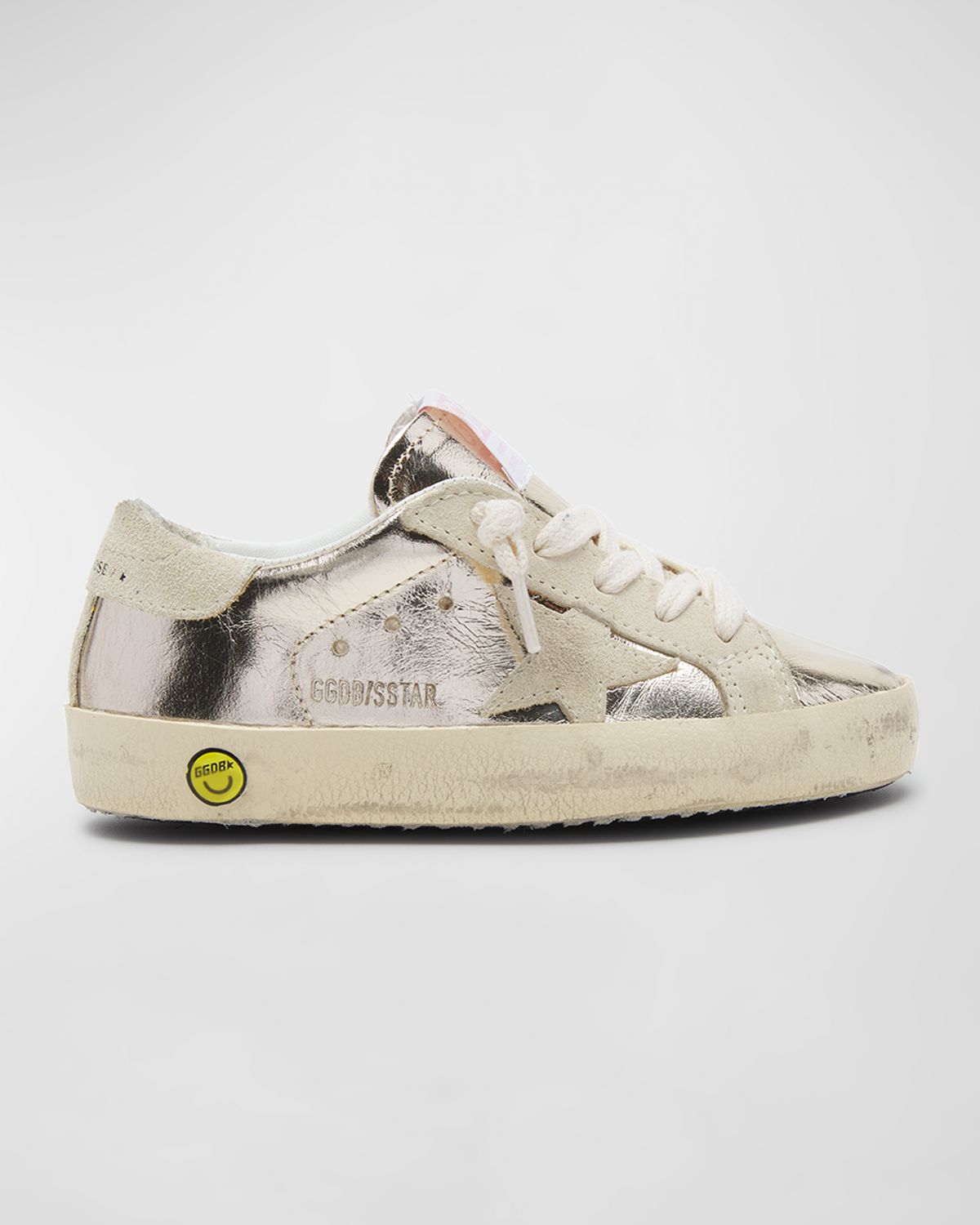 Golden Goose Girl 's Superstar Metallic Low-Top Sneakers, Kids | Image 1 Golden Goose Girl 's Superstar Metallic Low-Top Sneakers, Kids | Image 1